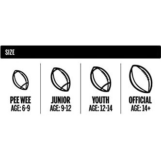 Wilson Nfl Mvp Football - Brown, Peewee Size