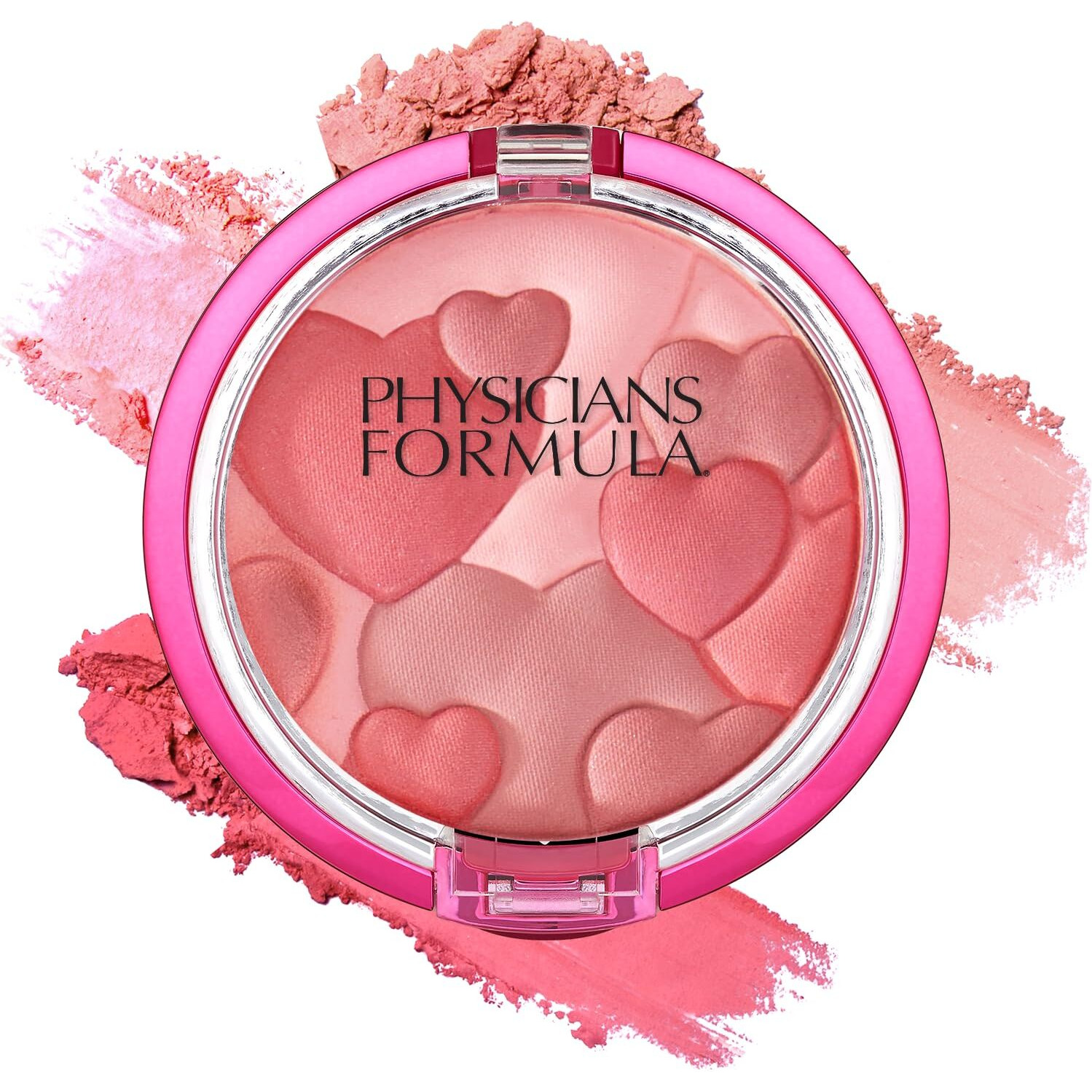 Physicians Formula Happy Booster Heart Blush Glow & Mood Boosting, Rose, Dermatologist Tested