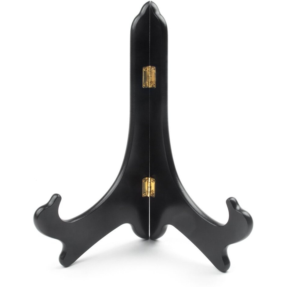 Fox Run Black Plate Stand, 10-Inch