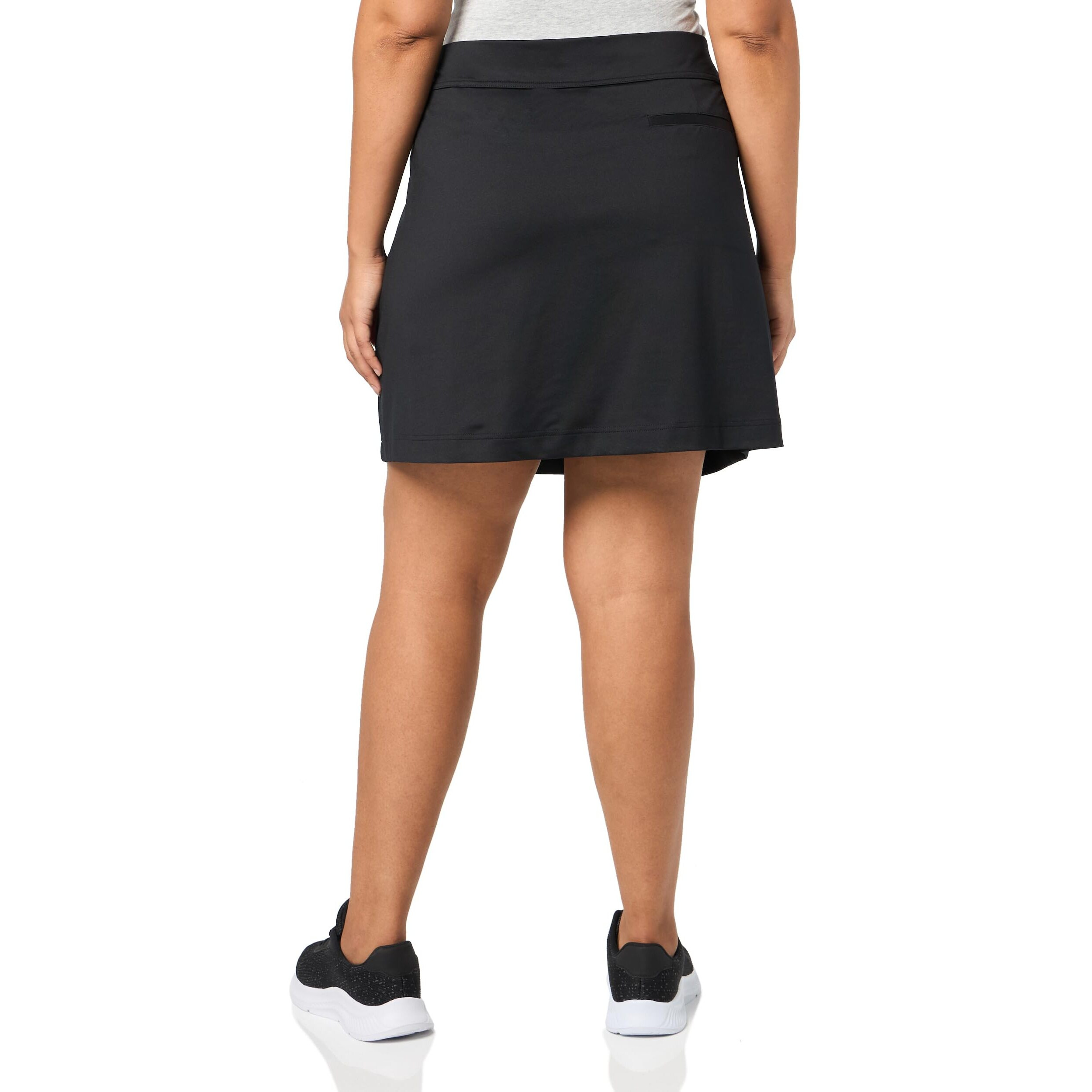 Callaway Women's 17"" Opti-Dri Solid Golf Skort With Stretch Fabric And Truesculpt Slimming Technology, Caviar, Large