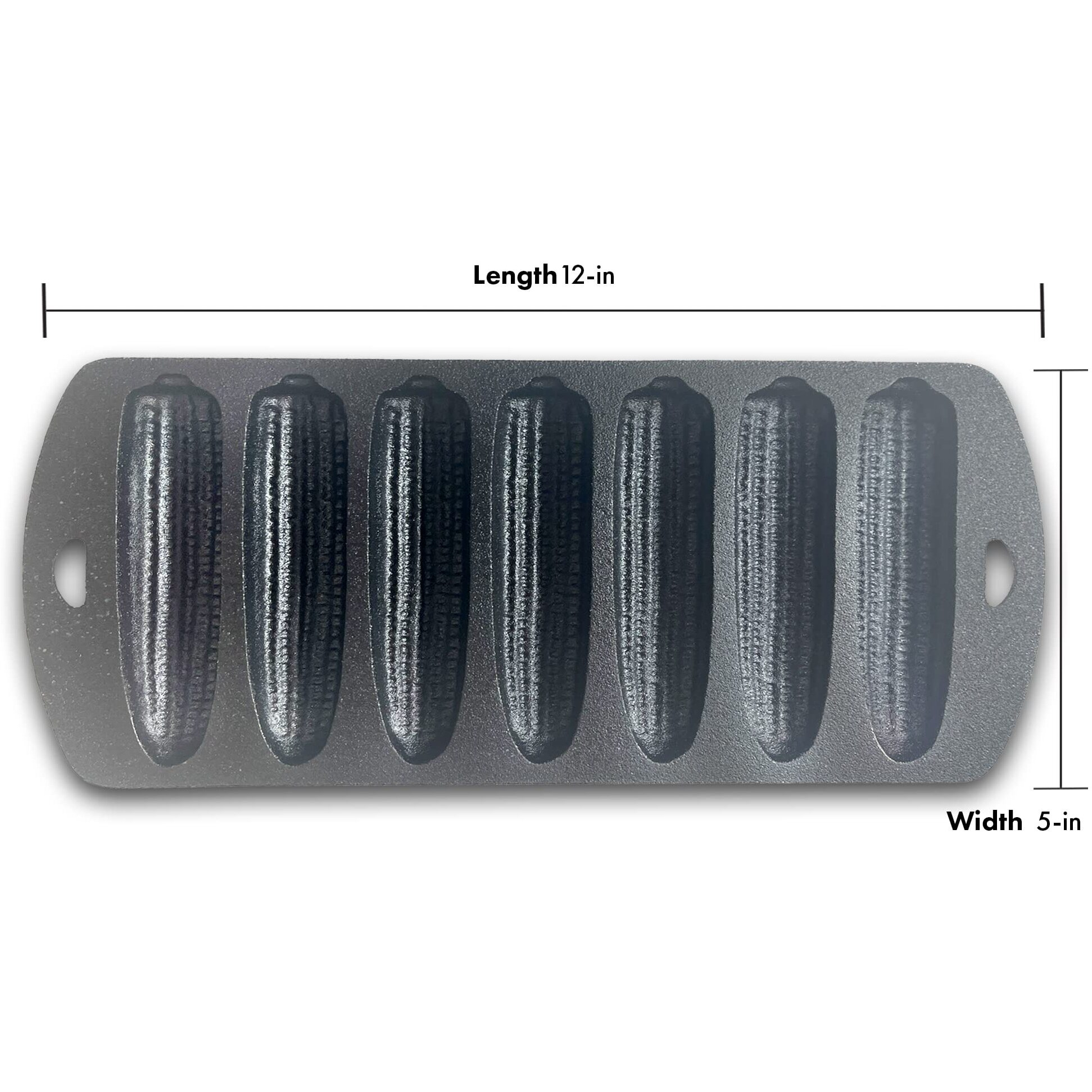 Bayou Classic 7490 Cast Iron Cornbread Pan Perfect For Baking Golden Brown Cornbread W/Crispy Edges