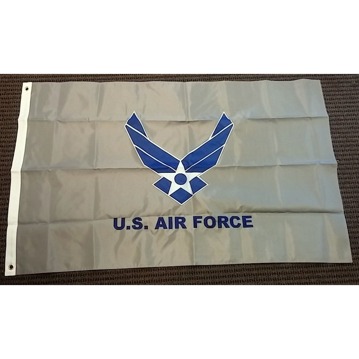 United States Air Force Double Sided Nylon Embroidered 3X5 Foot Flag Banner Usaf