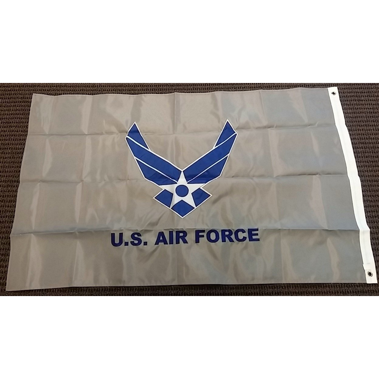 United States Air Force Double Sided Nylon Embroidered 3X5 Foot Flag Banner Usaf
