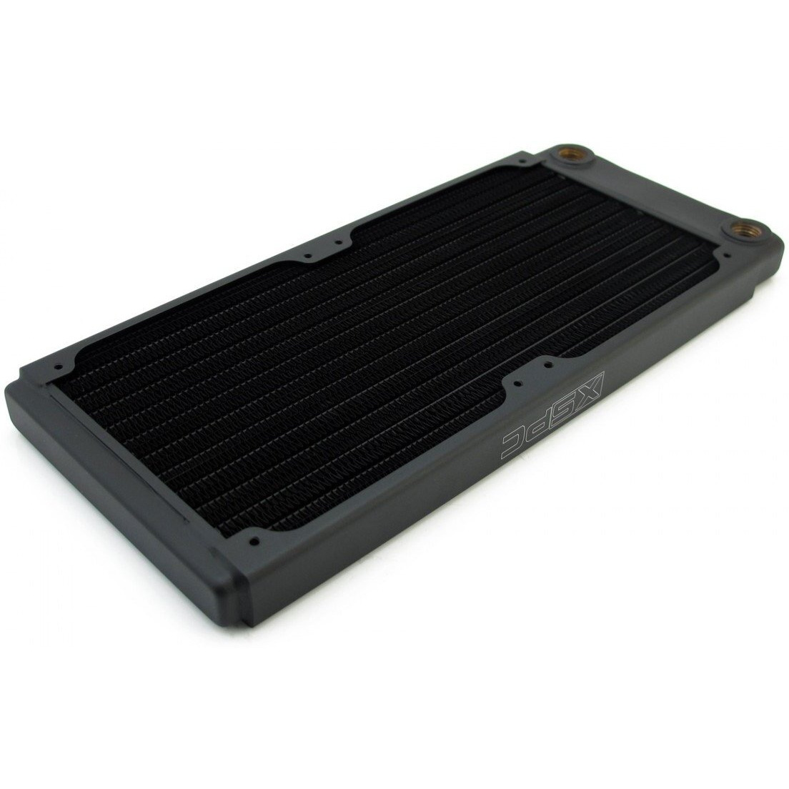 Xspc Tx240 Ultra Thin Radiator, 120Mm X 2, Dual Fan, Black