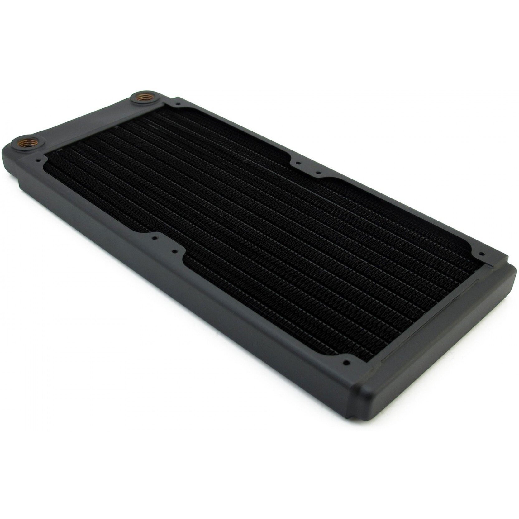 Xspc Tx240 Ultra Thin Radiator, 120Mm X 2, Dual Fan, Black
