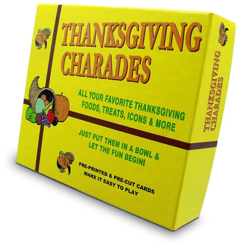 Anton Publications Thanksgiving Charades| This Classic And Original Game Is The Perfect After Dinner Game For Adult, Family, And Friends Fun On Thanksgiving Day