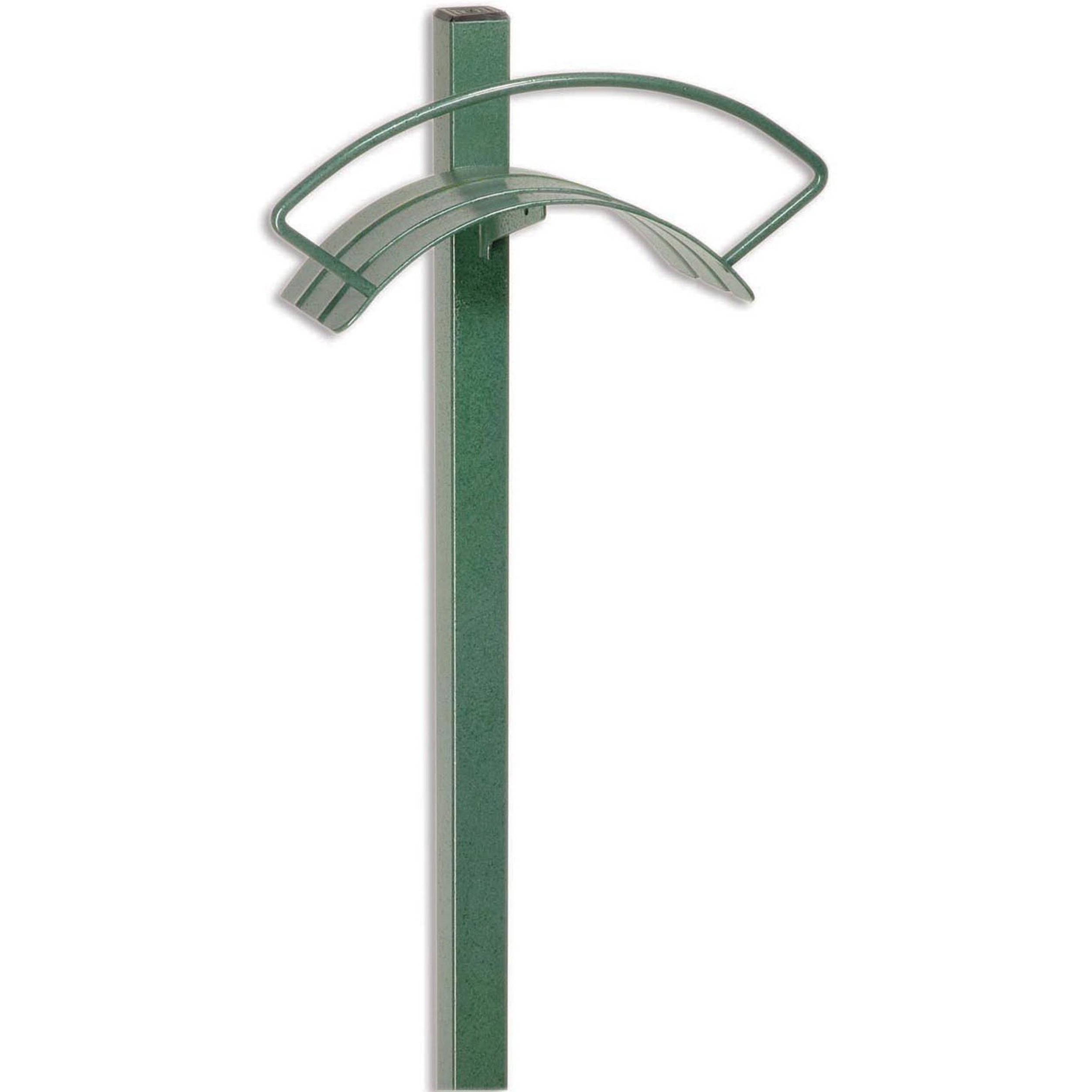 Yard Butler Hanger For Tidy No Kink Garden Storage - Hc-2 Yard Butler Heavy Duty Metal Free Standing In-Ground Outdoor Hose Hang, Green