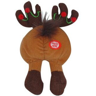 Tootin Tushies Farting Reindeer Ornament