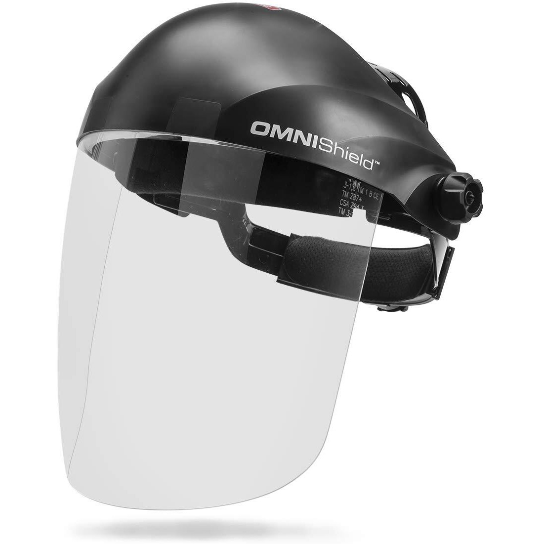 Lincoln Electric Omnishield Professional Face Shield - High Density Clear Lens - Premium Headgear - K3750-1