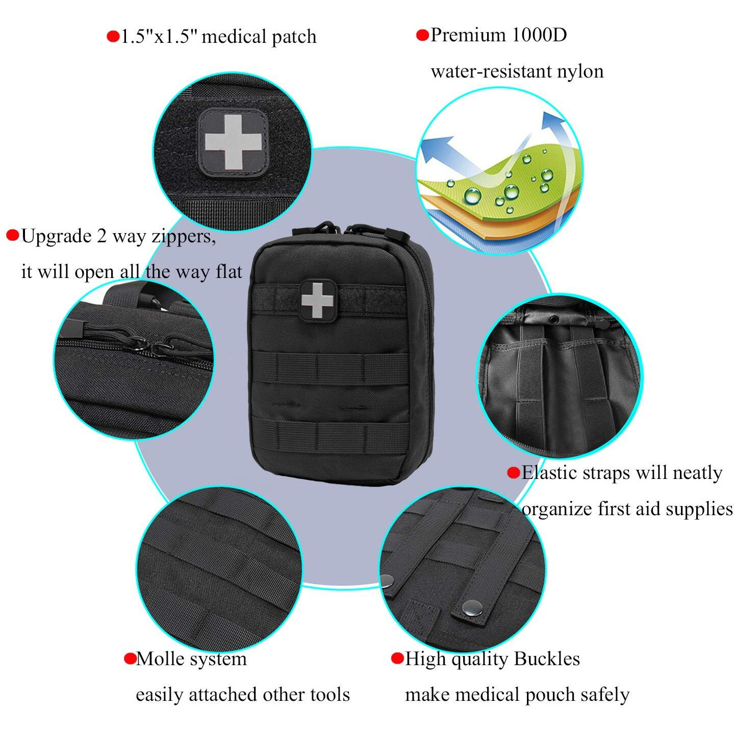 Emt Pouch Molle Ifak Pouch Tactical Molle Medical First Aid Kit Utility Pouch Carlebben