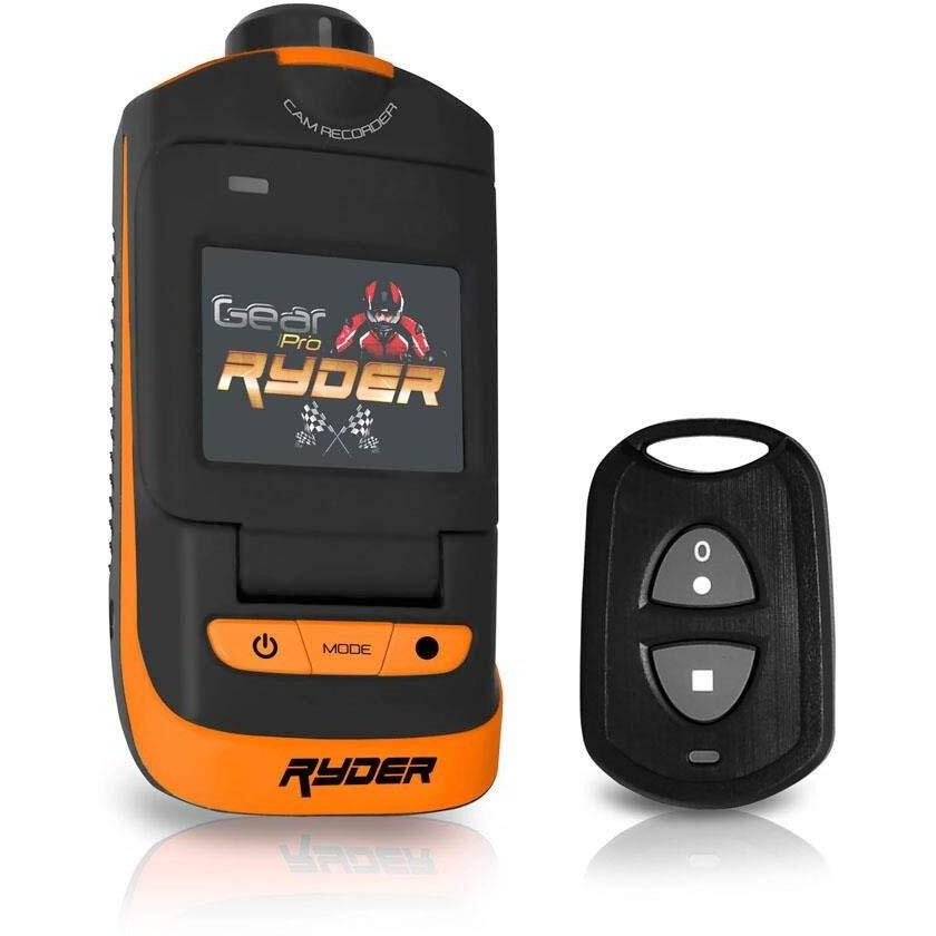 Sound Around Ryder Sports Hd Action Camera - 1080P Mini Camcorder 16 Mp Anti Shaking Cam 1.5"" Screen Usb Sd Card Hdmi Battery - Waterproof Case Usb Cable Remote Handlebar Helmet Mount - Gearpro Gdv785Or (Orange)
