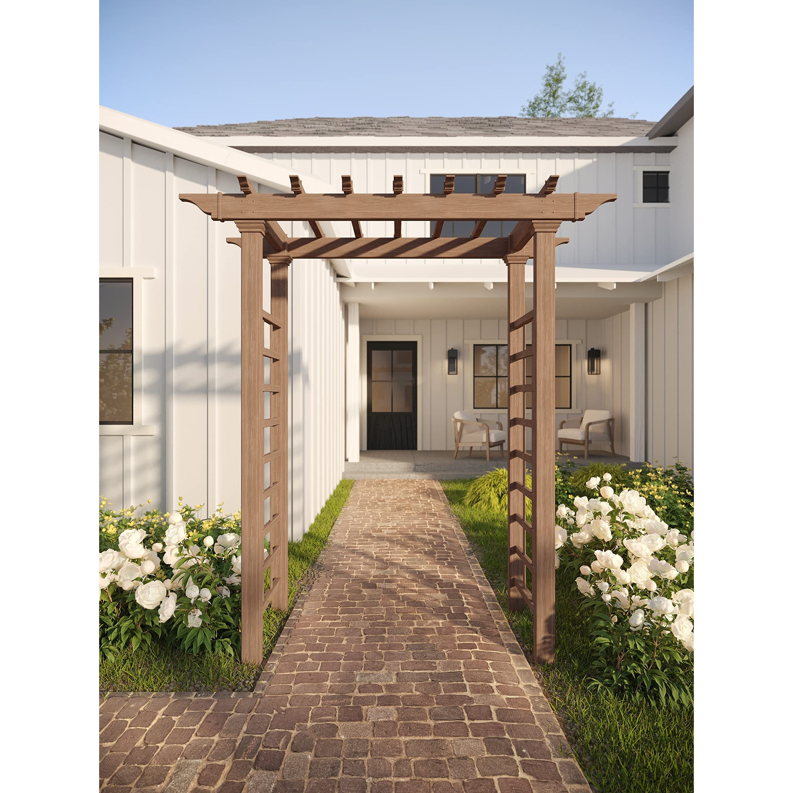 Vita Carolina 57 Inchw X 88 Inchh Composite Vinyl Arbor