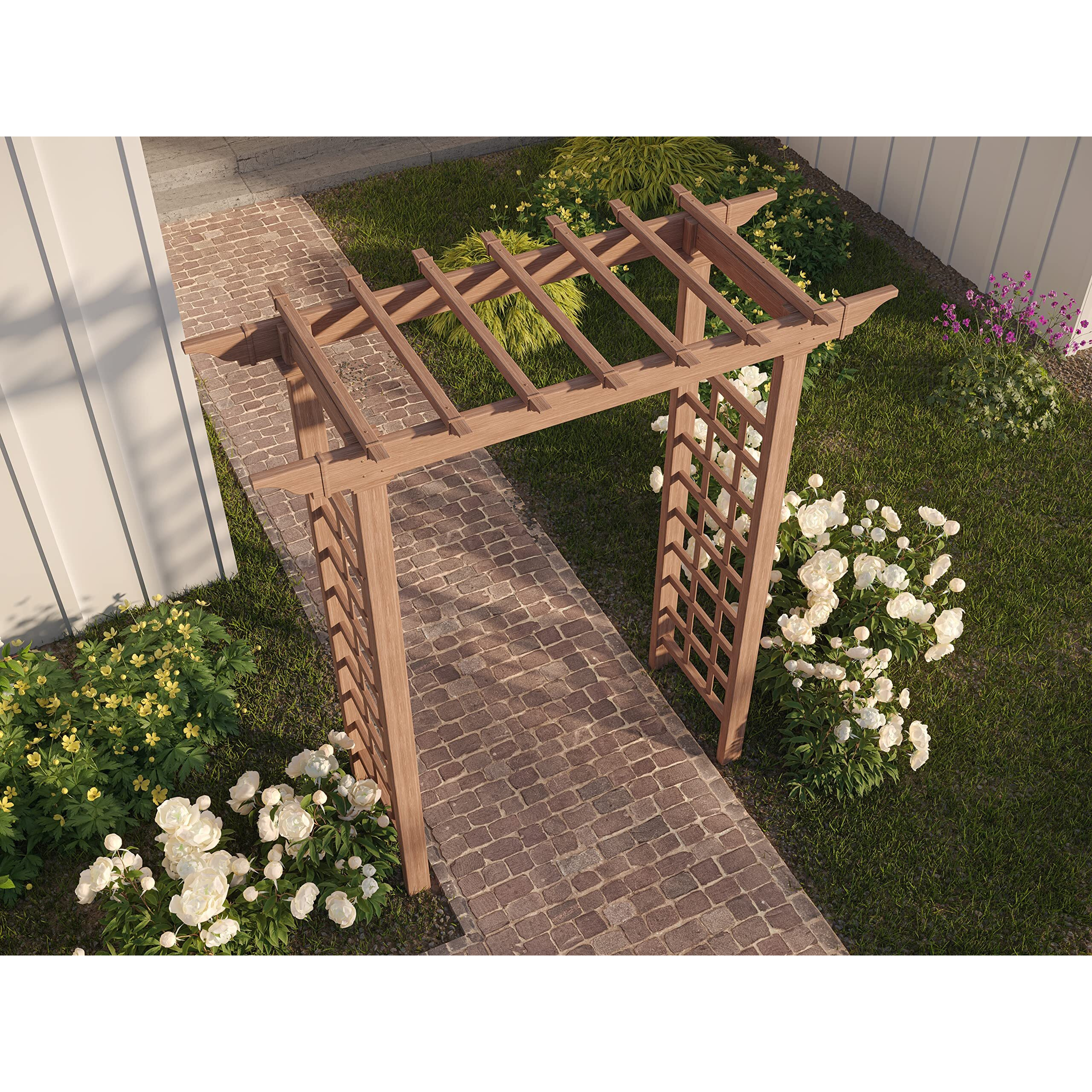 Vita Carolina 57 Inchw X 88 Inchh Composite Vinyl Arbor