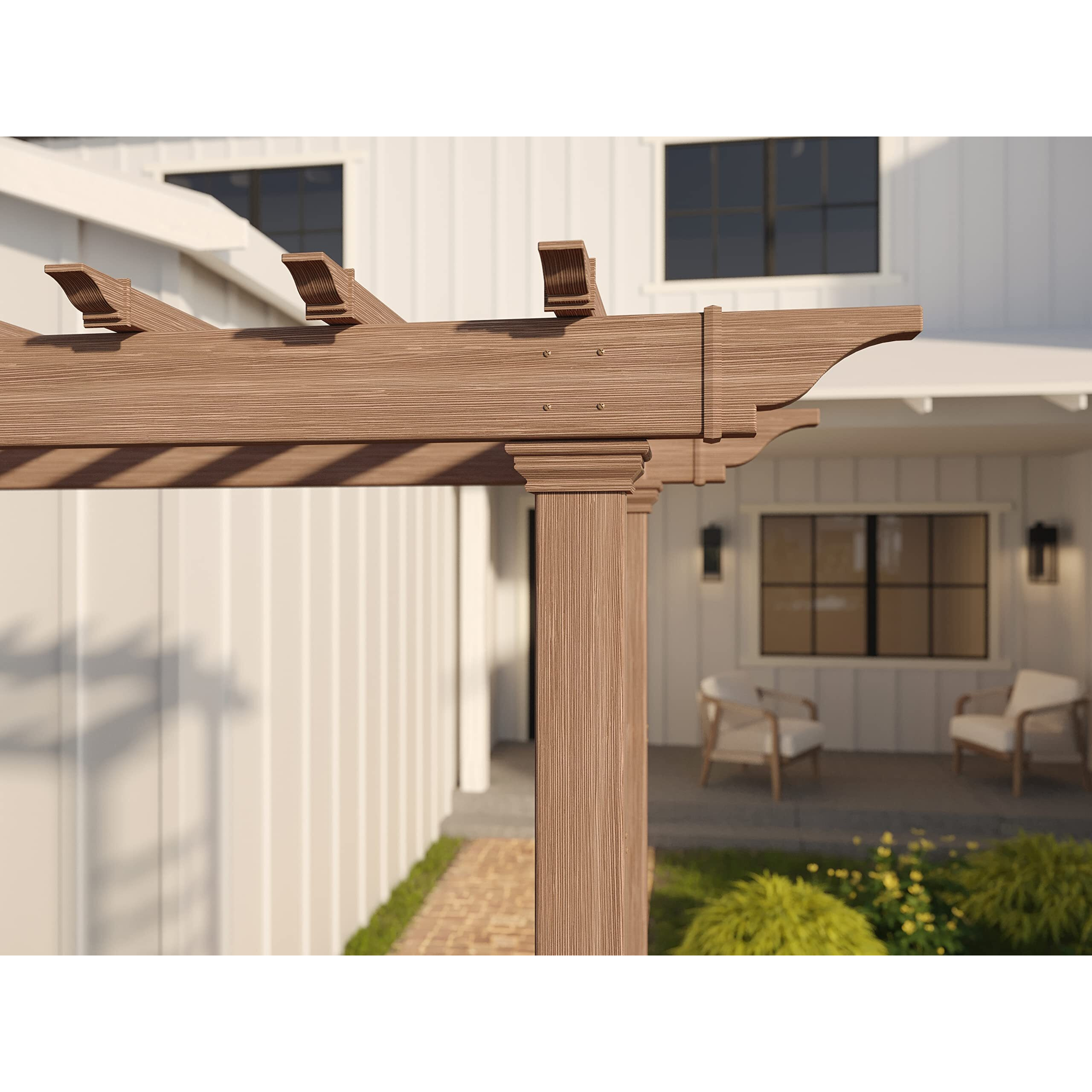 Vita Carolina 57 Inchw X 88 Inchh Composite Vinyl Arbor