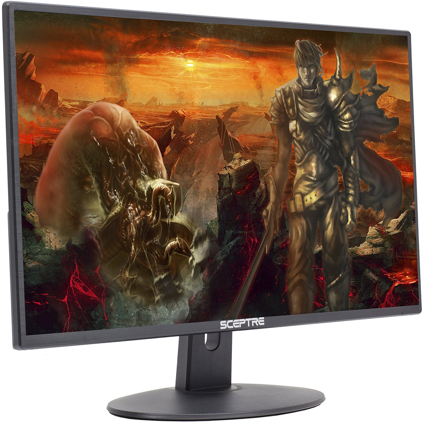 Sceptre New 22 Inch Fhd Led Monitor 75Hz 2X Hdmi Vga Build-In Speakers, Machine Black (E22 Series), 1920 X 1080 Pixels
