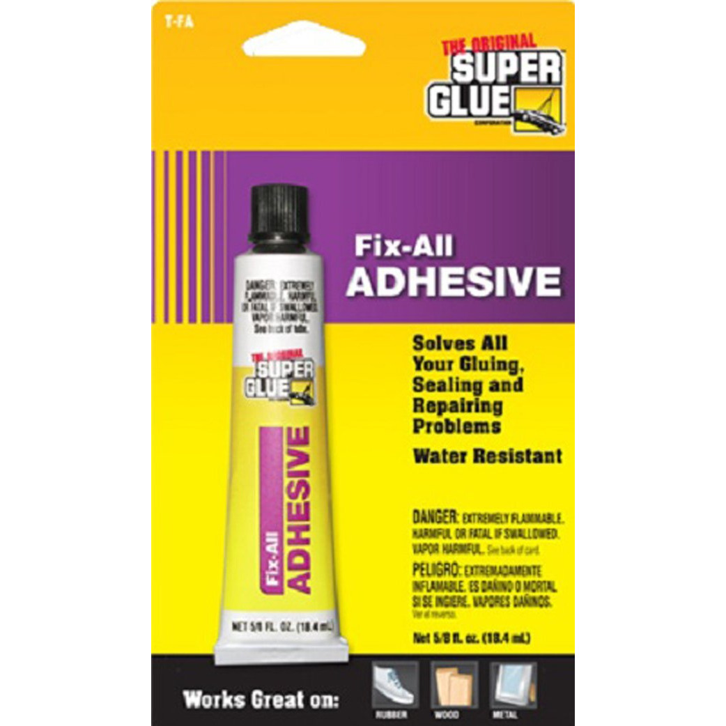 Super Glue Fix All Adhesive,5/8 Fl. Oz. Tube,Clear, Pt-Fa