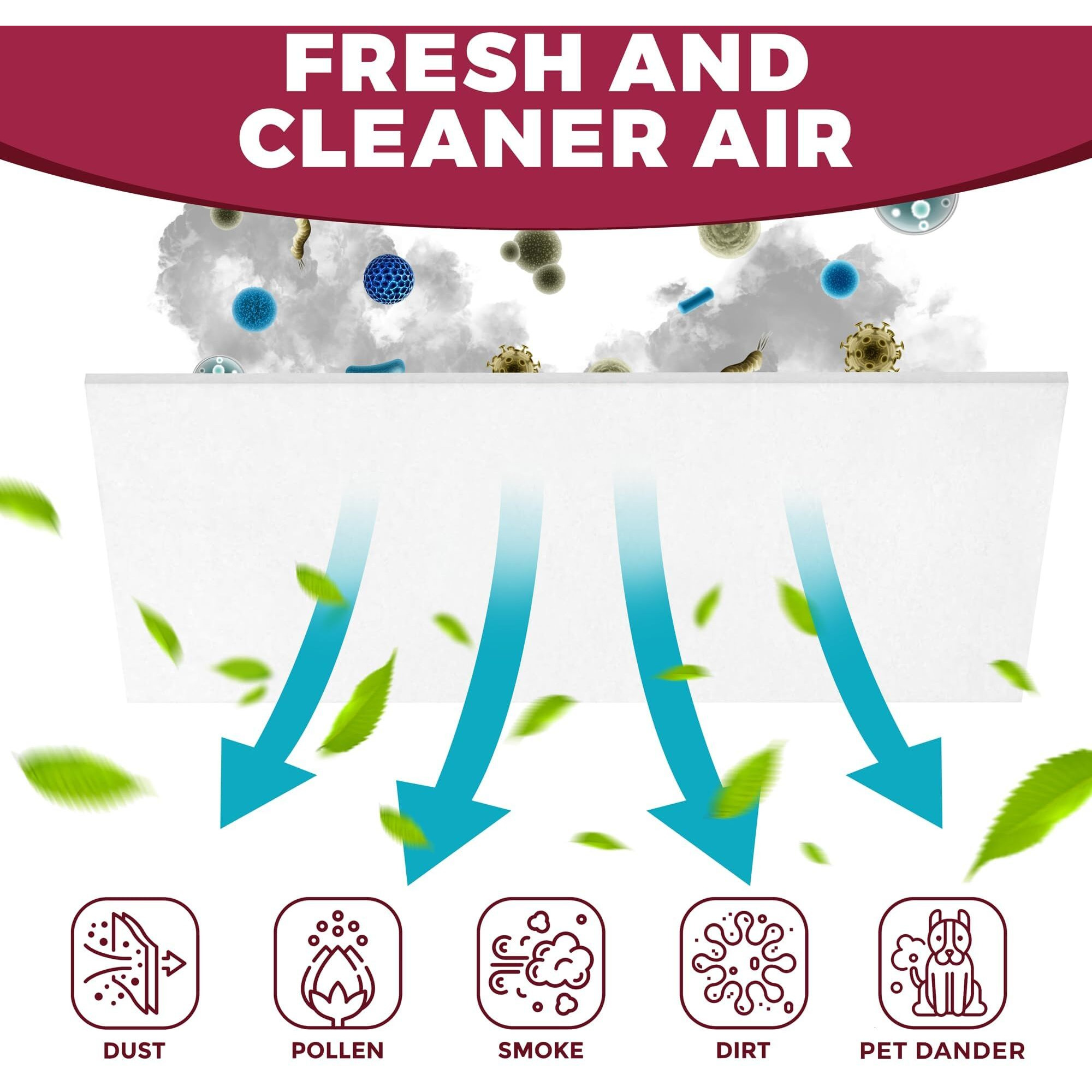 Northwest Enterprises Vent Filter, Air Vent Filters, 48 Floor Vent Filters - 4"&quotX10"", 90 Day Filtration.