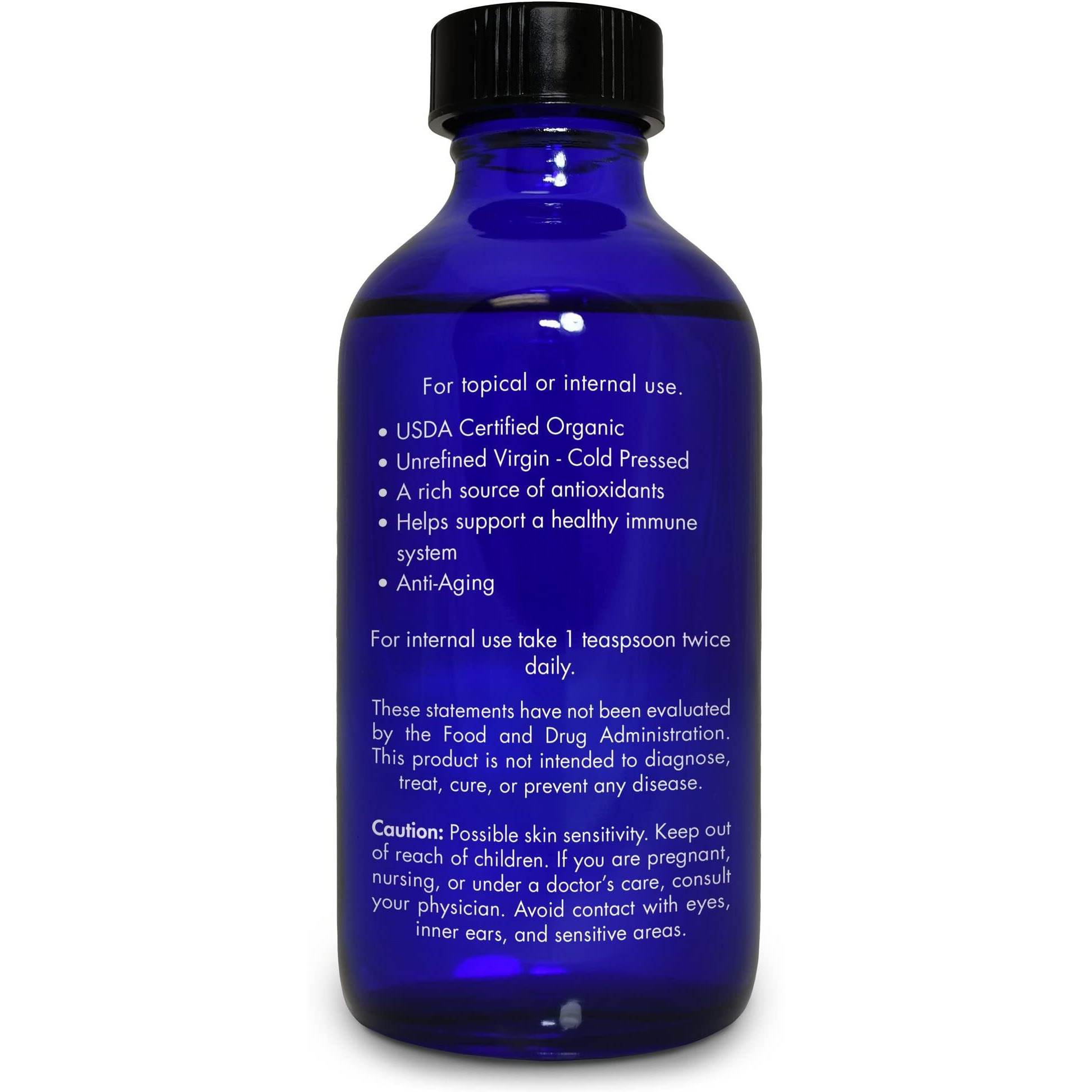 Organic, Black Seed Oil, Cold Pressed, For Hair, Face, Immune Support- 100% Pure, Black Seed Oil, By Zongle Therapeutics, 4 Oz