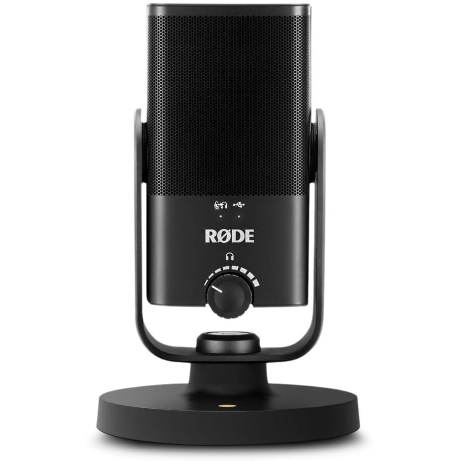 Rde Nt-Usb Mini Versatile Studio-Quality Condenser Usb Microphone With Free Software For Podcasting, Streaming, Gaming, Music Production, Vocal And Instrument Recording,Black