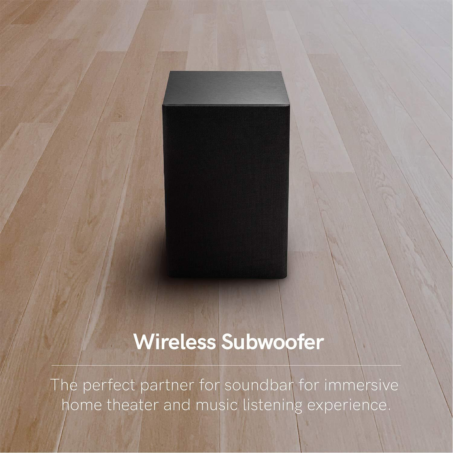 Atune Analog Tv Wired Wireless Sound Bar, Bluetooth 5.0 Soundbar With Wireless Subwoofer, Compatible With 2.1 Channel Dolby Digital - 16In