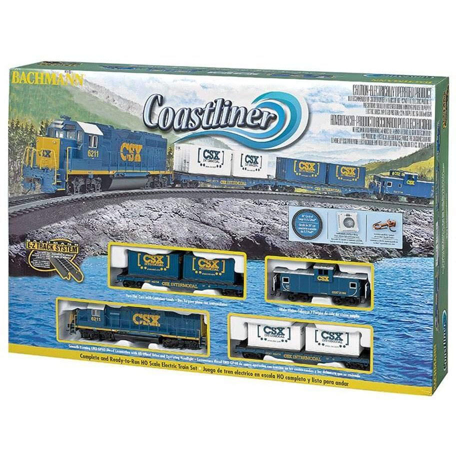 Bachmann Trains - Coastliner Ready To Run Electric Train Set - Ho Scale
