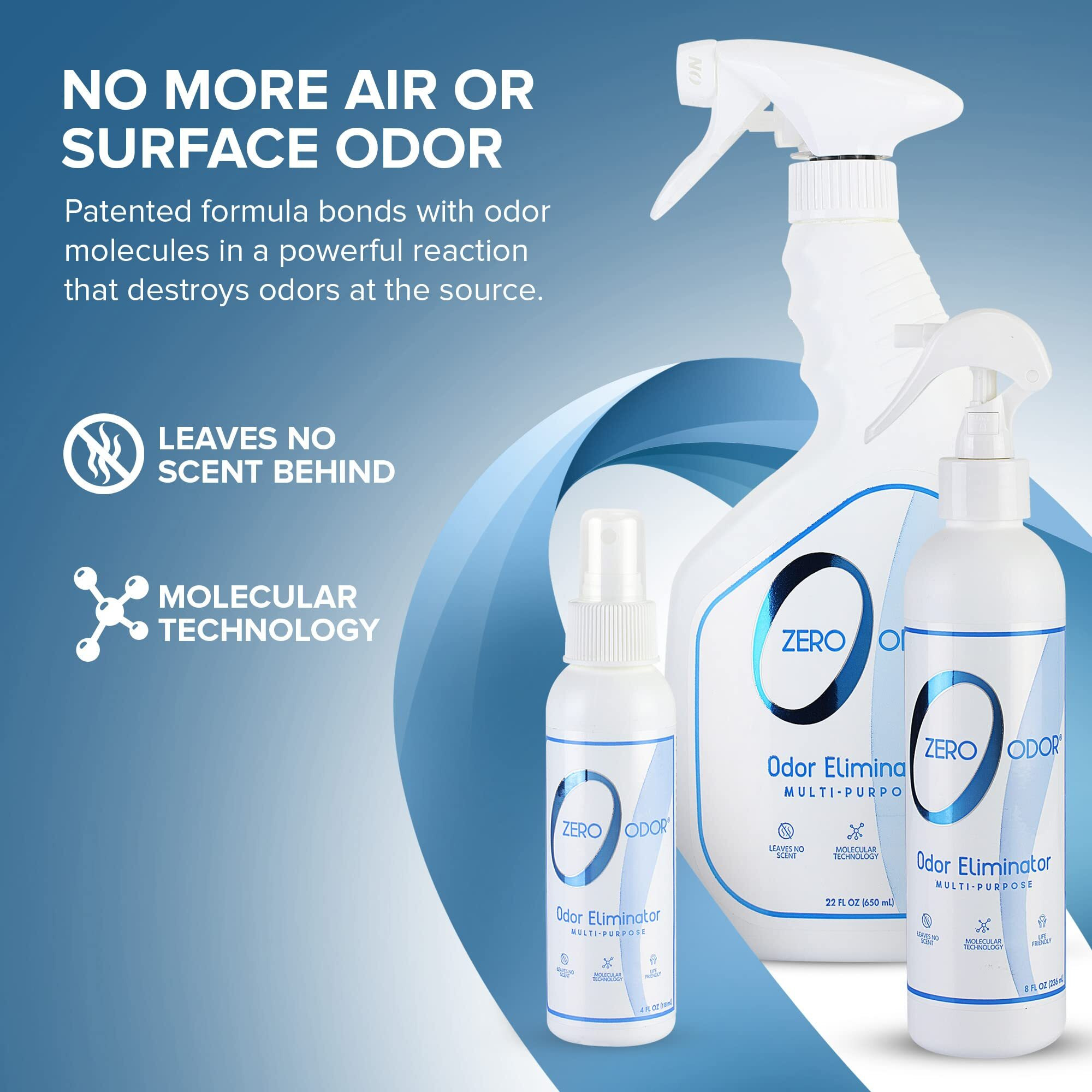 Zero Odor - Multi-Purpose Household Odor Eliminator Kit
