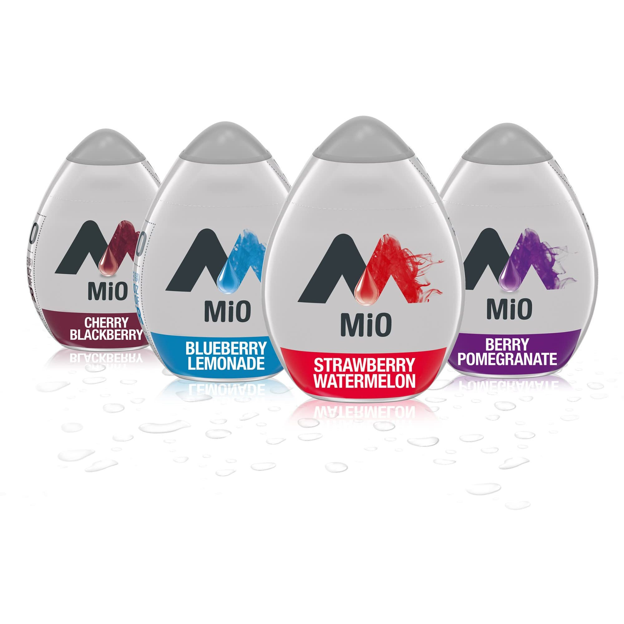 Mio Sugar-Free Berry Variety Naturally Flavored Liquid Water Enhancer 4 Count 1.62 Fl Oz