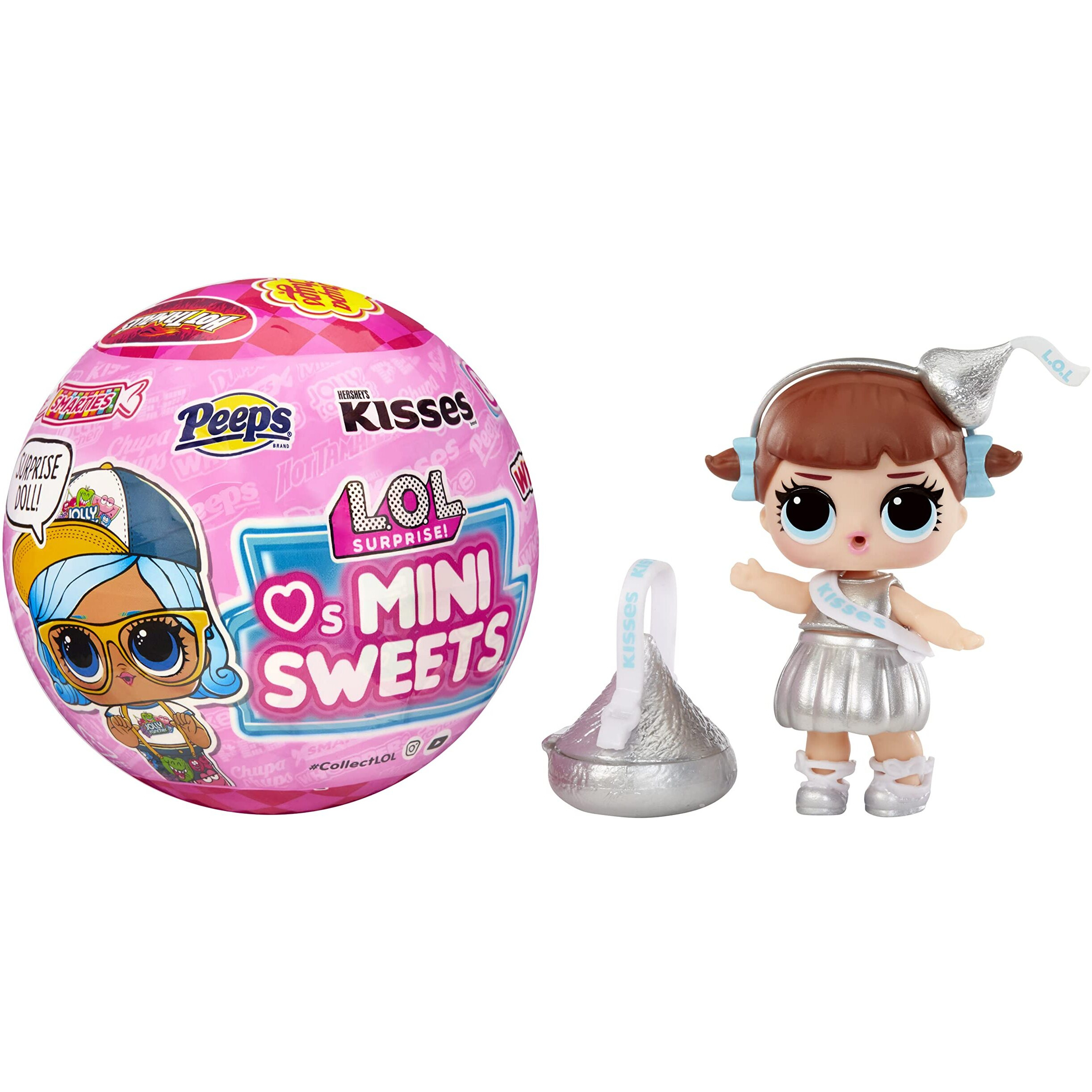L.O.L. Surprise Loves Mini Sweets Dolls With 8 Surprises In Paper Ball, Candy Theme, Accessories, Collectible Doll, Holiday Toy, Stocking Stuffers, Gift For Kids Girls Boys Ages 4 5 6 Years Old