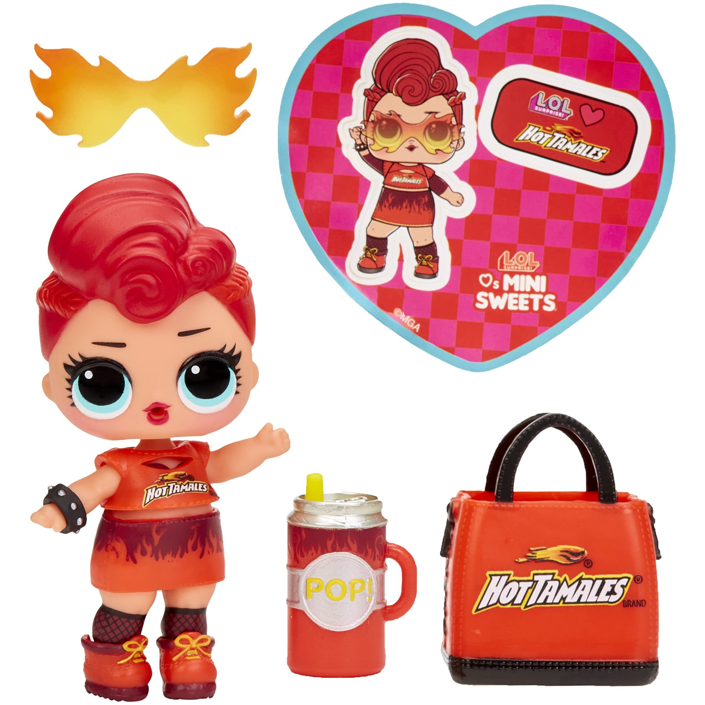 L.O.L. Surprise Loves Mini Sweets Dolls With 8 Surprises In Paper Ball, Candy Theme, Accessories, Collectible Doll, Holiday Toy, Stocking Stuffers, Gift For Kids Girls Boys Ages 4 5 6 Years Old