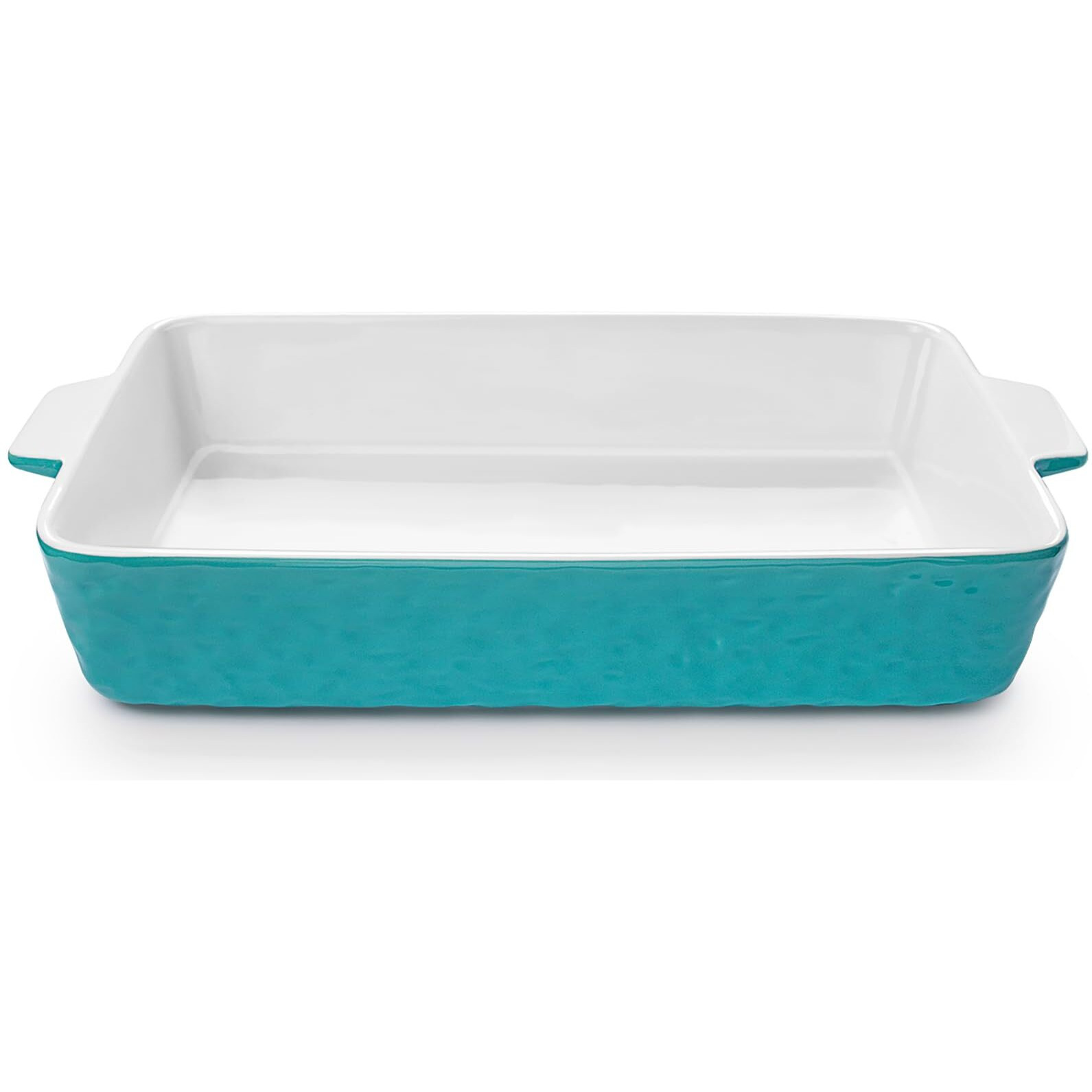 Krokori Ceramic Baking Dish, Casserole Dish For Oven, Lasagna Pan Deep, 9X13 Baking Pan With Handles, Porcelain Bakeware For Lasagna, Baking, Cooking, Kitchen, Daily Use, Wedding Gift (Aquamarine)