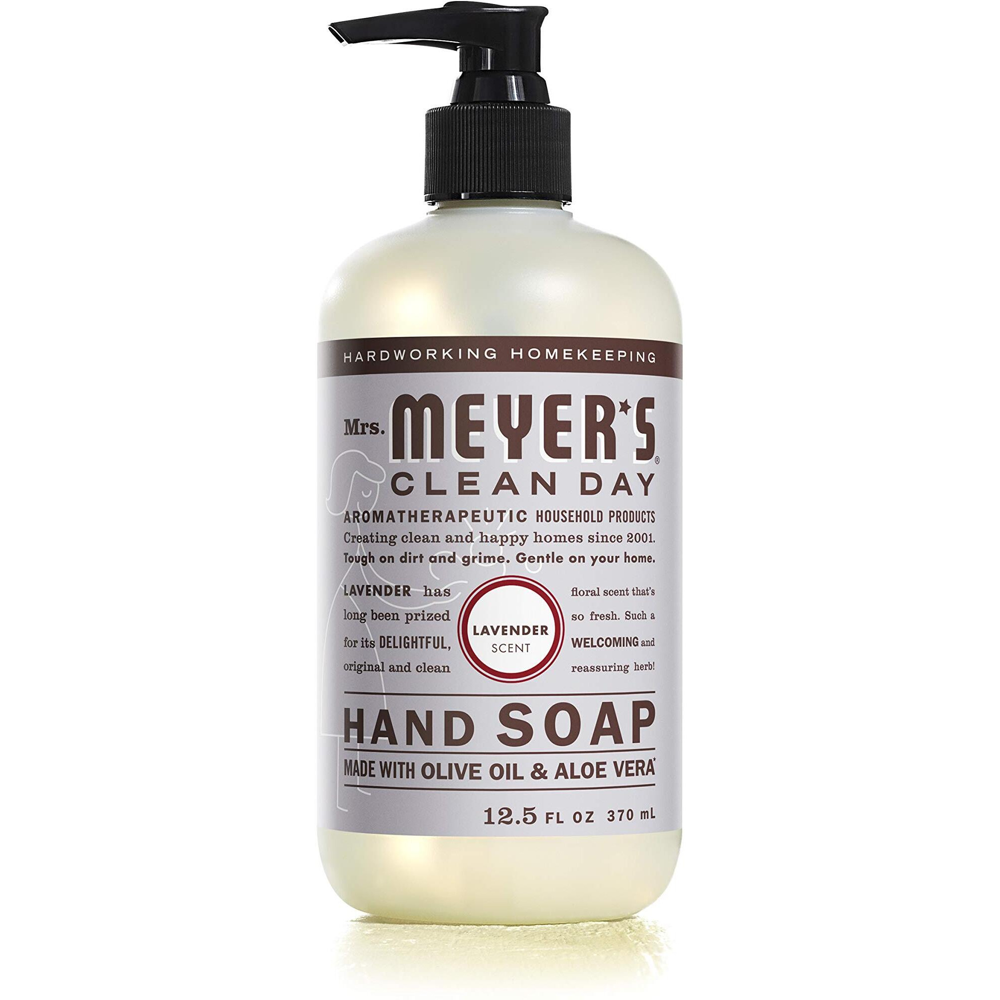 Mrs. Meyer's 651311Ea Clean Day Liquid Hand Soap, Lavender, 12.5 Oz