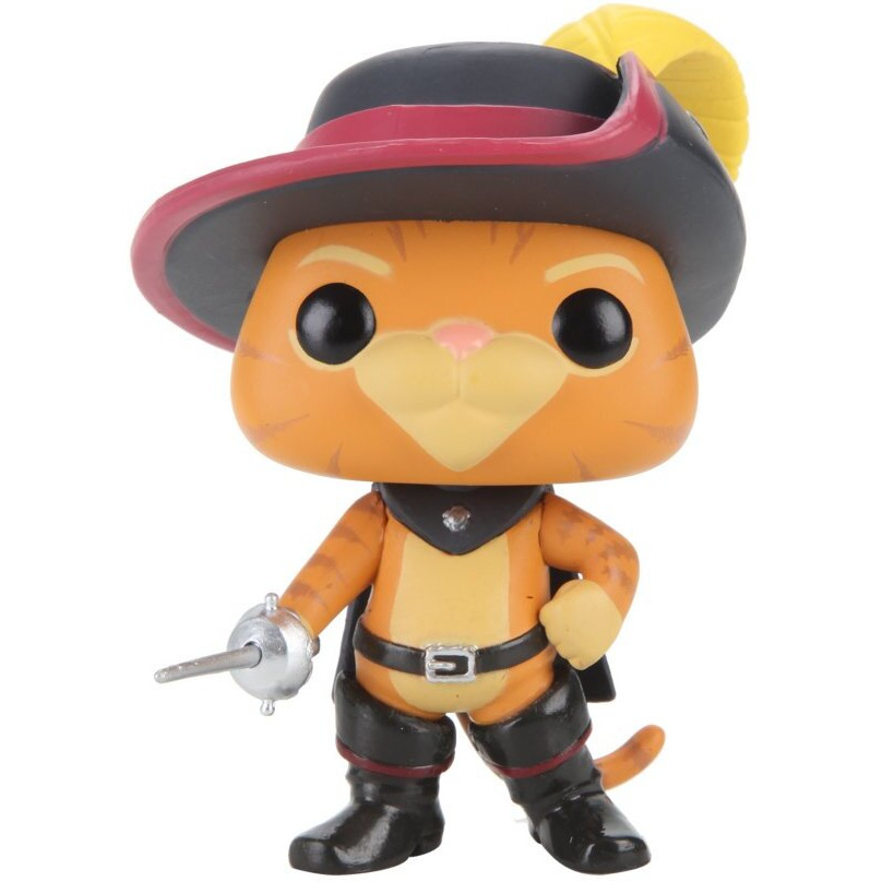 Funko Pop Movies Shrek - Puss In Boots Toy Figure,Multi-Colored,3.75 Inches