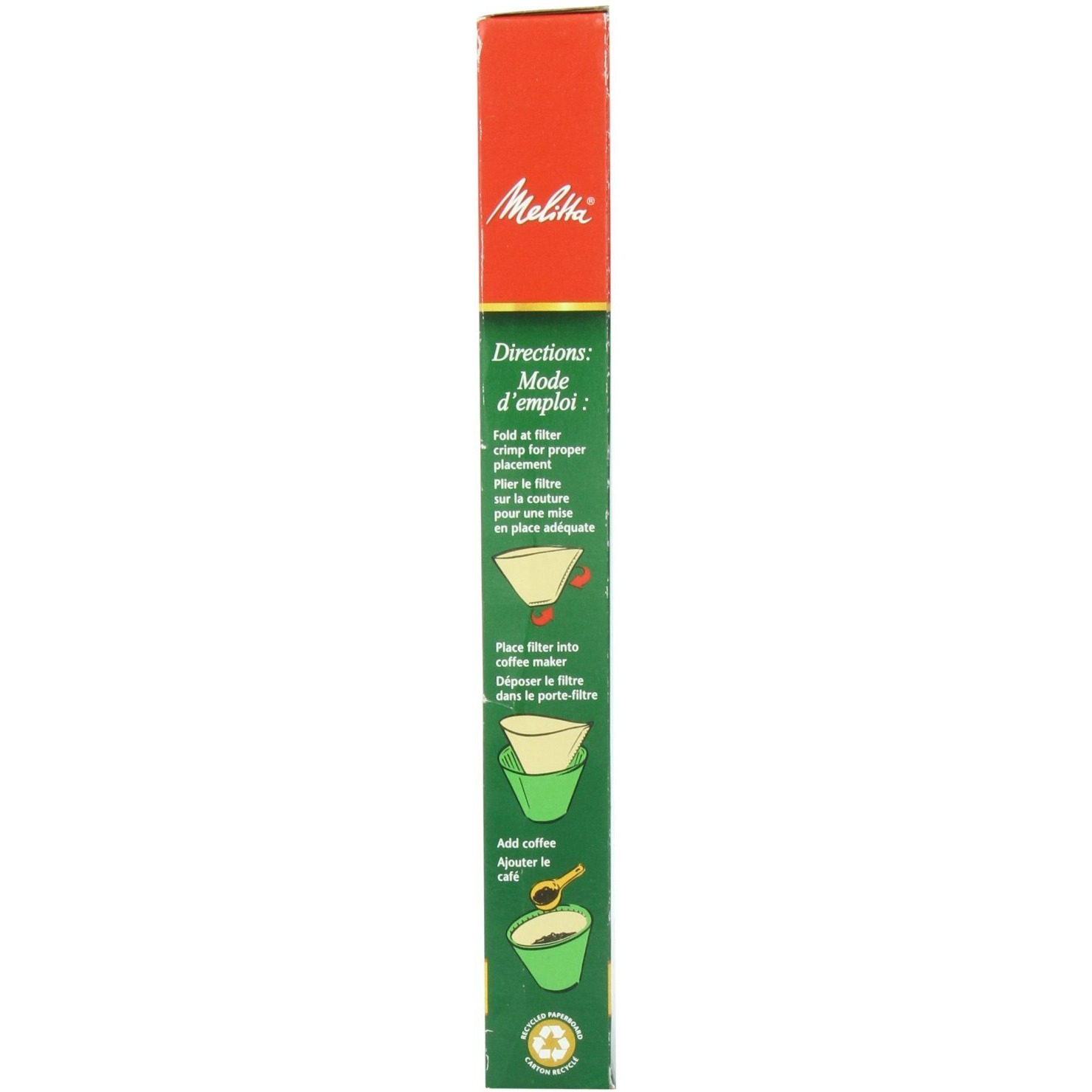 Melitta Cone Coffee Filters, Natural Brown, No. 6, 40 Count Filters
