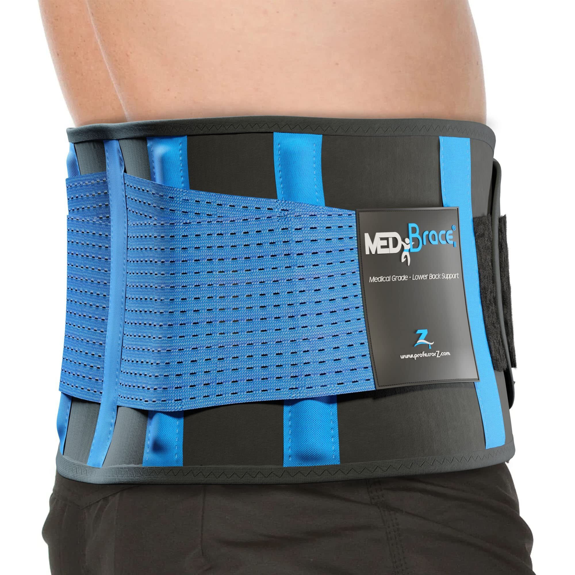 Medibrace Back Brace Support Belt For Lower Lumbar Pain Relief For Men And Women - Medical Grade Orthopedic Waist Compression For Sciatica Nerve, Scoliosis, Disc Or Lifting At Work