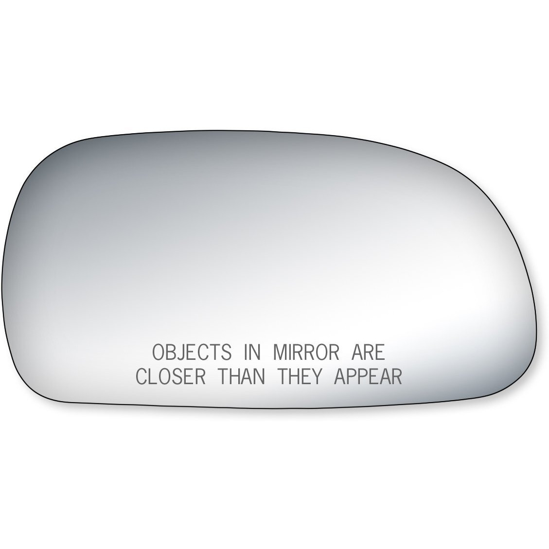 Fit System 90122 Toyota Corolla Passenger Side Replacement Mirror Glass,Regular