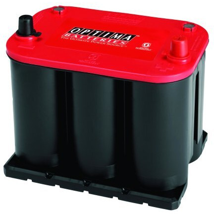 Optima Batteries High Performance 35 Redtop Sealed Agm Car, Truck And Suv Starting Battery, 720 Cca, Sae Terminal, Maintenance Free, Versitile Mounting