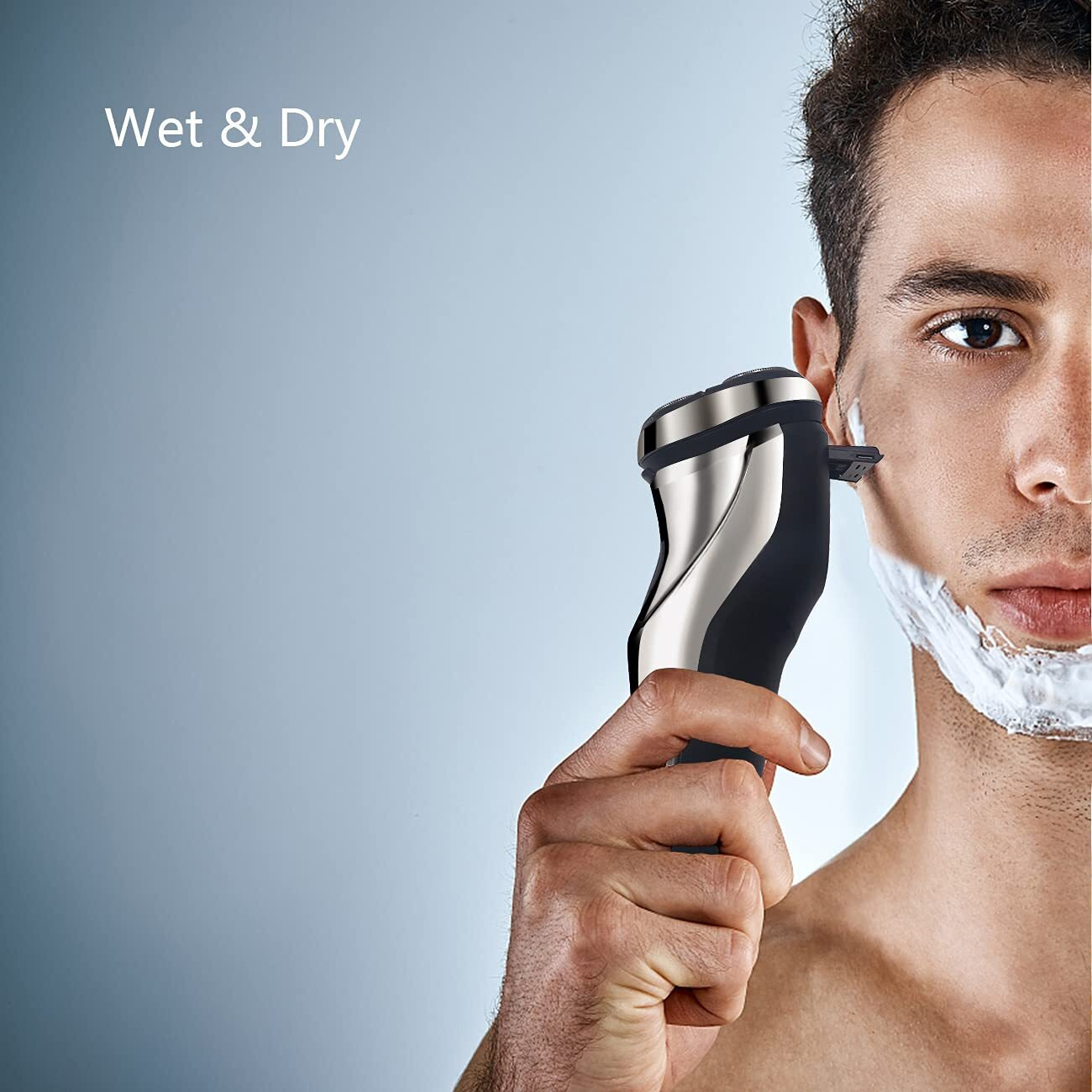 Weliry Electric Razor For Men Electric Shaver Mens For Shaving With Pop-Up Trimmer Electric Rotary Shavers For Men Wet & Dry Cordless Waterproof Usb Rechargeable