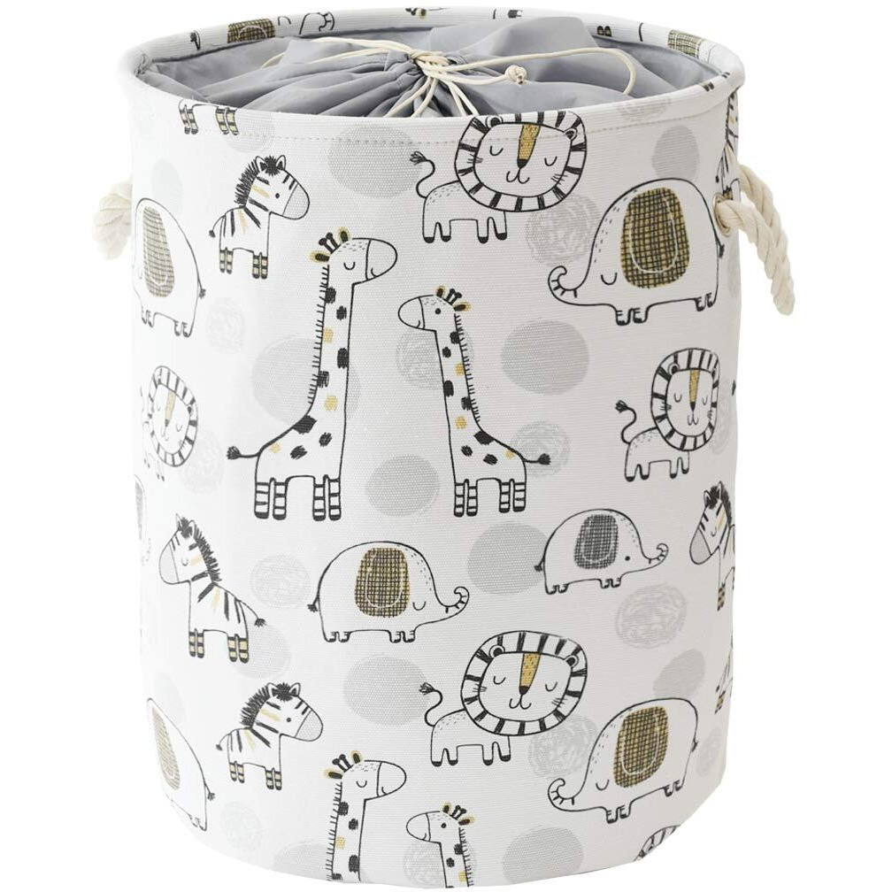 Inough Baby Hamper Kids Laundry Basket Nursery Hamper Stuff Animal Organizer ,Toy Baskets Corner Stuffed Animal Storage Basket Kids Storage Basket Safari Nursery Decor Clothes Hamper For Boys, Giraffe