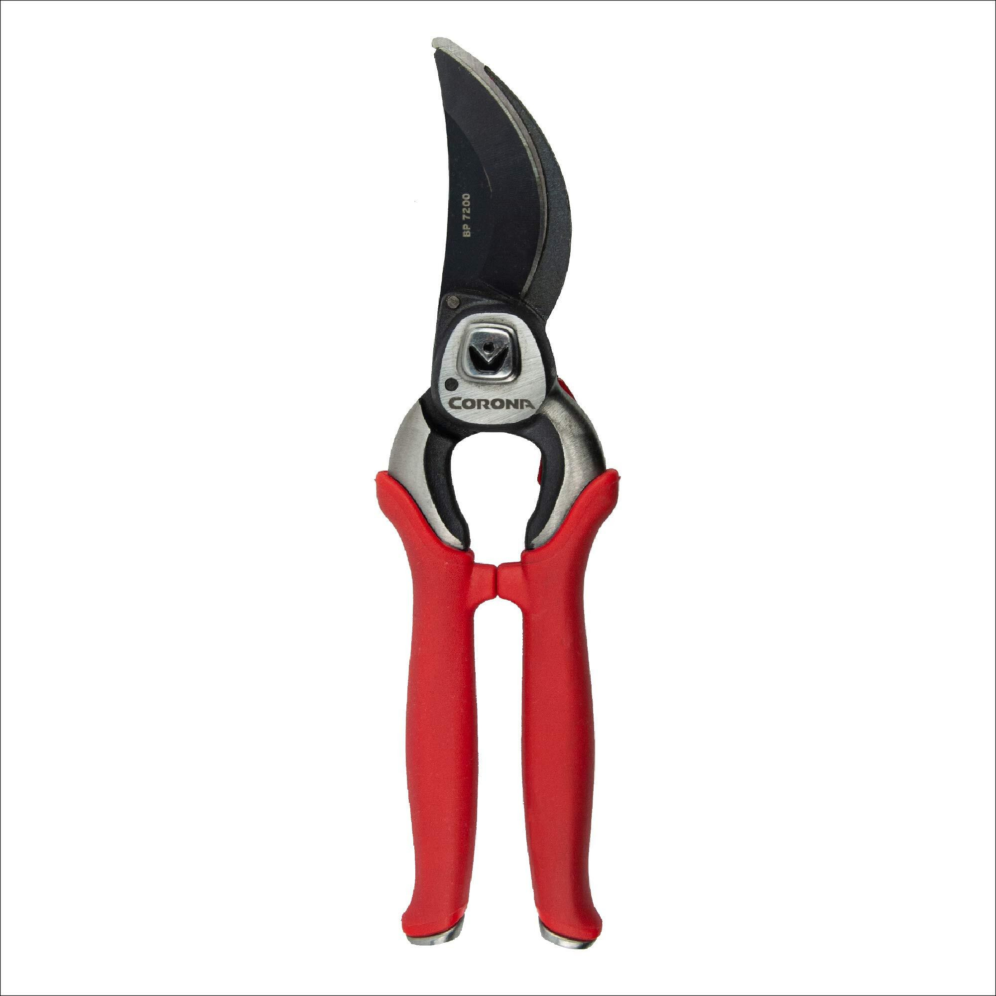 Corona Bp 7200 Forged Pro Cut Bypass Hand Pruner, 1-Inch, Red