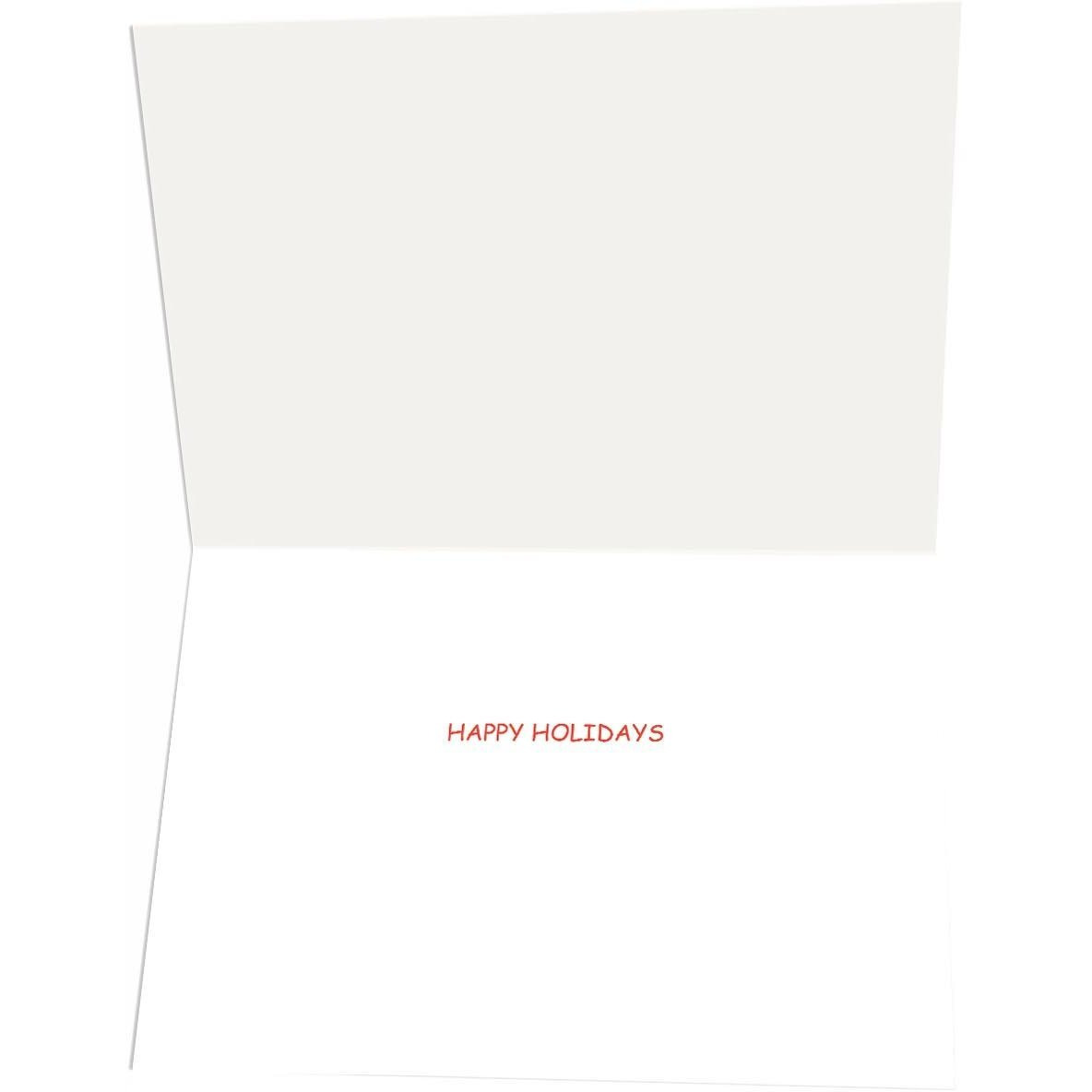 Stonehouse Collection | Camper And Santa Christmas Card | 18 Christmas Cards & 19 Envelopes | Cute Camping Trailer Christmas Card | Usa Made (Standard)