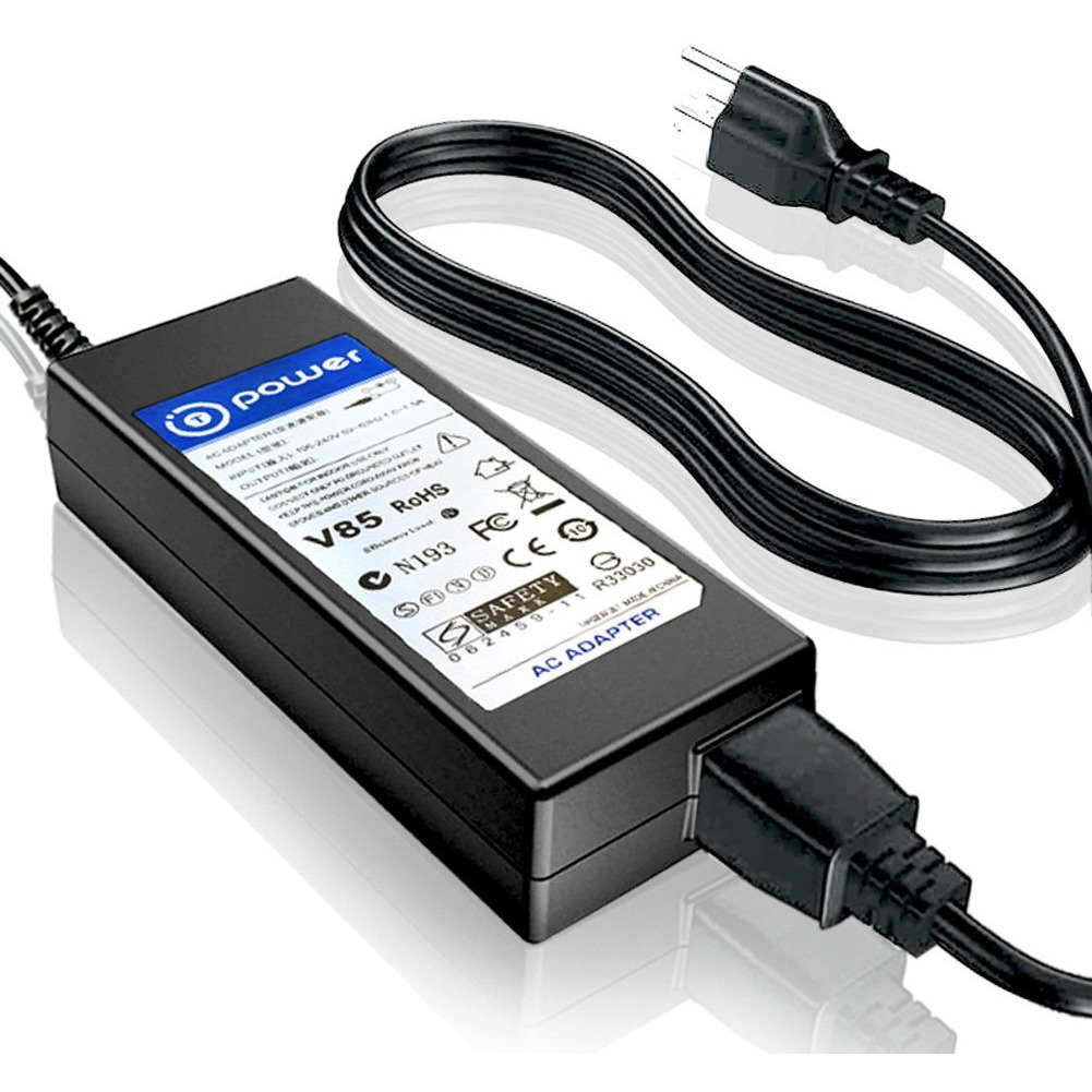 T-Power Charger For Samsung Cf390 Cf391 Cf396 Cf398 Cf591 Series 22"" 24"" 27"" 32"" Curved Screen Led-Lit Fhd Monitor Replacement Switching Power Supply Cord