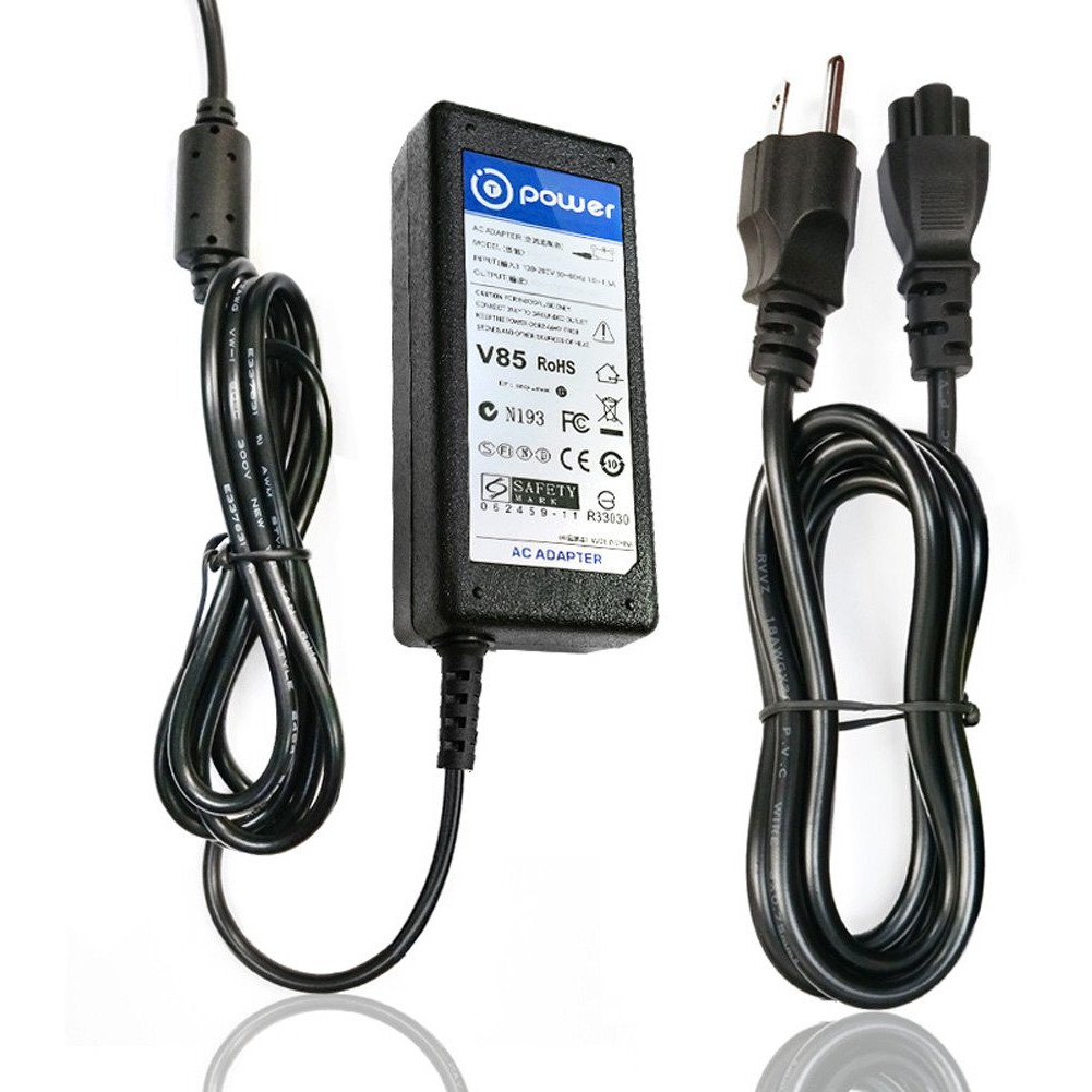 T-Power Charger For Samsung Cf390 Cf391 Cf396 Cf398 Cf591 Series 22"" 24"" 27"" 32"" Curved Screen Led-Lit Fhd Monitor Replacement Switching Power Supply Cord