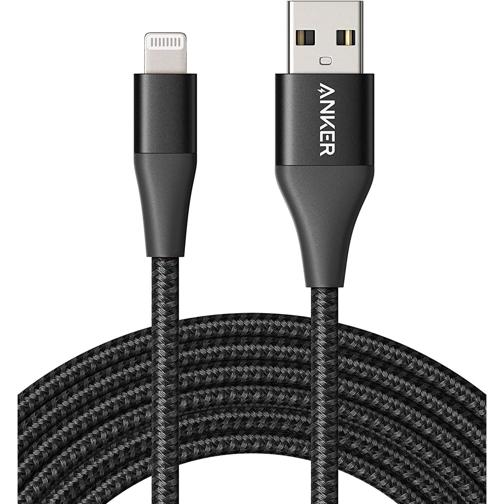 Anker Powerline+ Ii Lightning Cable (10 Ft) Mfi Certified Charger Cable, Extra Long Iphone Charging Cord, Compatible With Iphone Se / 11 Pro Max/Xs Max/Xr/X / 8/7 / 6S, Ipad, And More