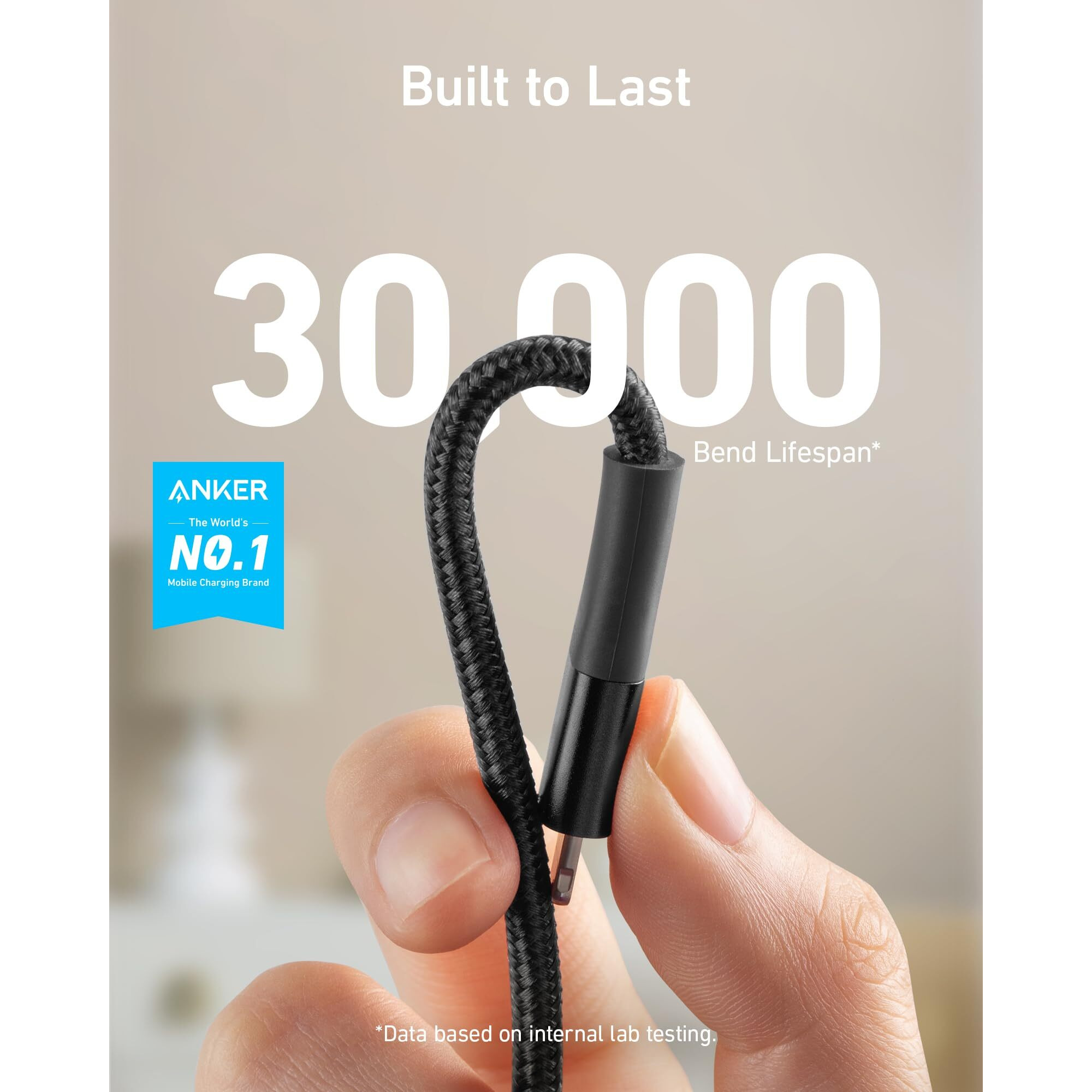Anker Powerline+ Ii Lightning Cable (10 Ft) Mfi Certified Charger Cable, Extra Long Iphone Charging Cord, Compatible With Iphone Se / 11 Pro Max/Xs Max/Xr/X / 8/7 / 6S, Ipad, And More