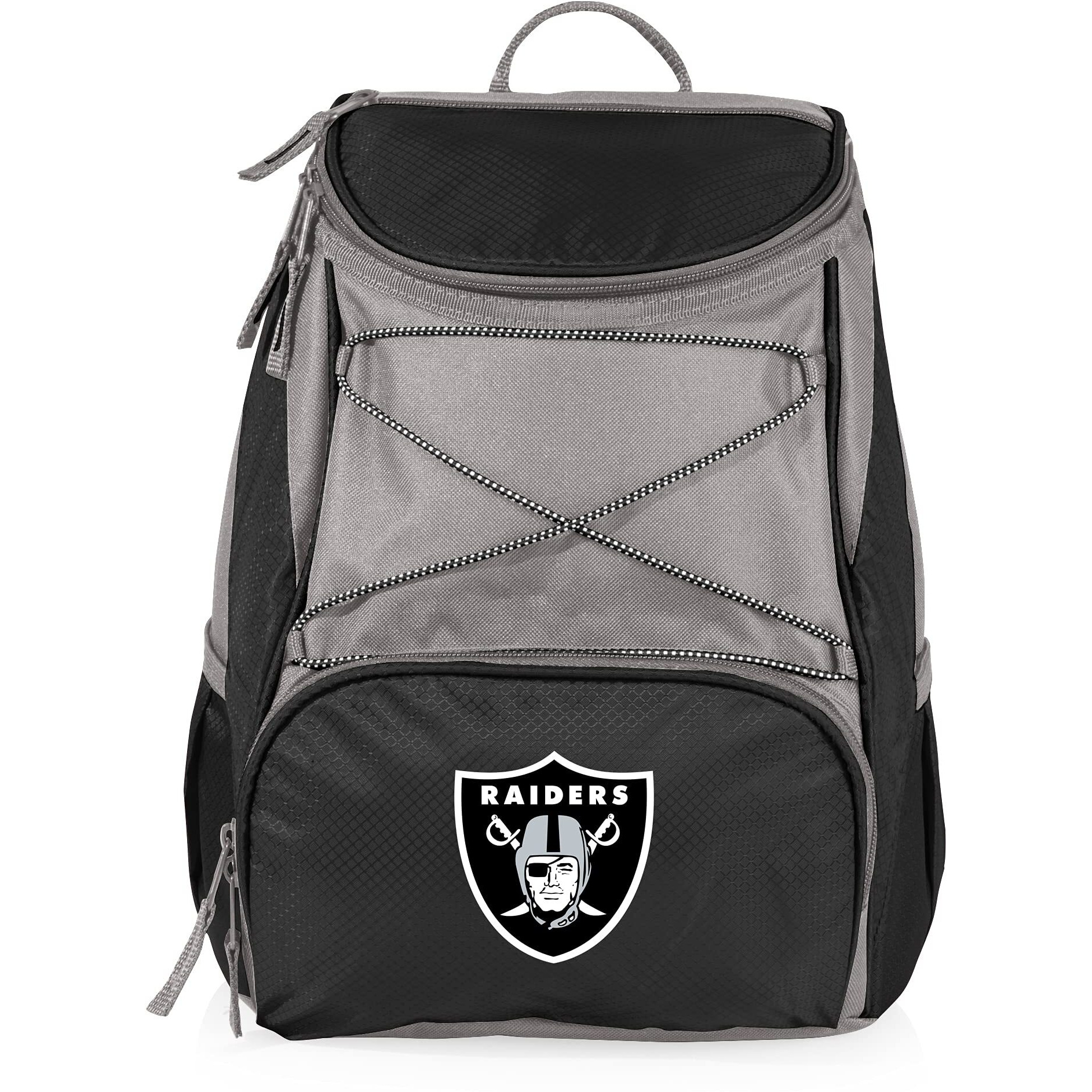 Picnic Time Black Las Vegas Raiders Ptx Backpack Cooler