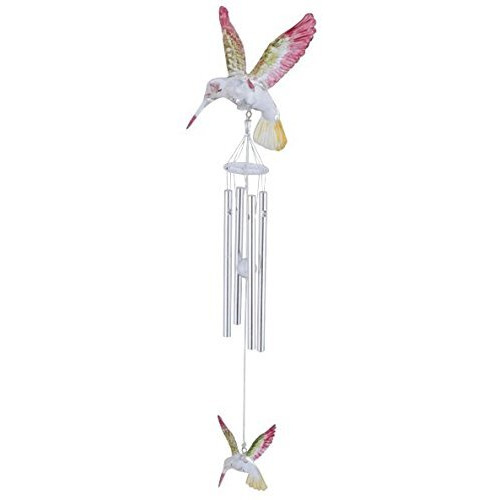 Stealstreet Ss-G-98686, Wind Chime Acrylic Hummingbird Hanging Garden Decoration Collection