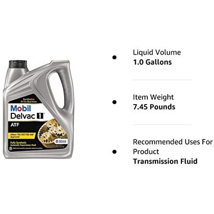 Mobil 112810 Delvac Synthetic Automatic Transmission Fluid - 1 Gallon