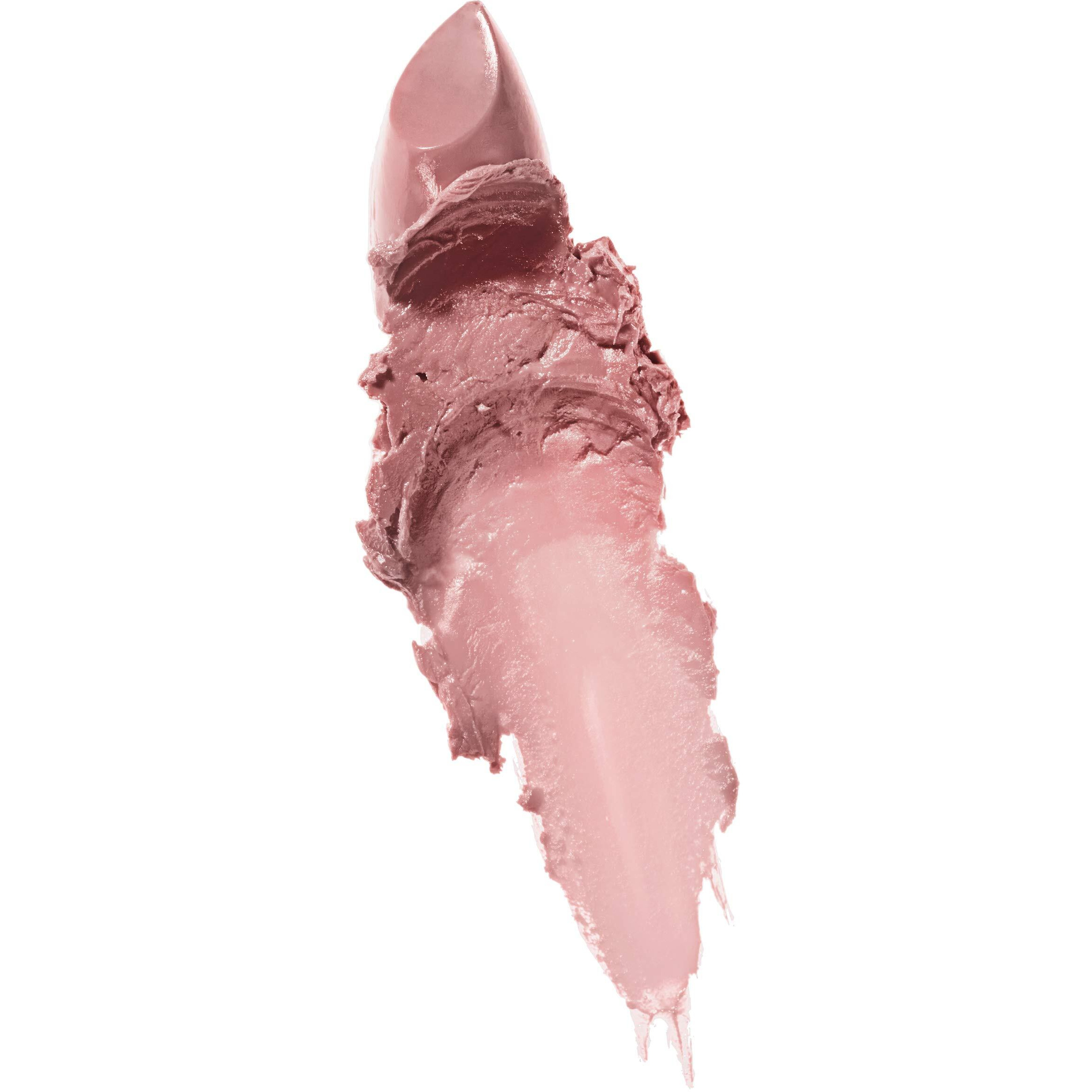 Maybelline Color Sensational Lipstick, Lip Makeup, Matte Finish, Hydrating Lipstick, Nude, Pink, Red, Plum Lip Color, Peach Buff, 0.15 Oz (Packaging May Vary)