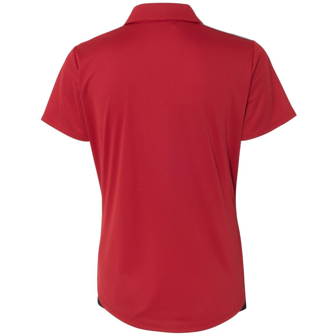 Adidas Golf A235 Ladies 3-Stripes Shoulder Polo, Power Red, Large