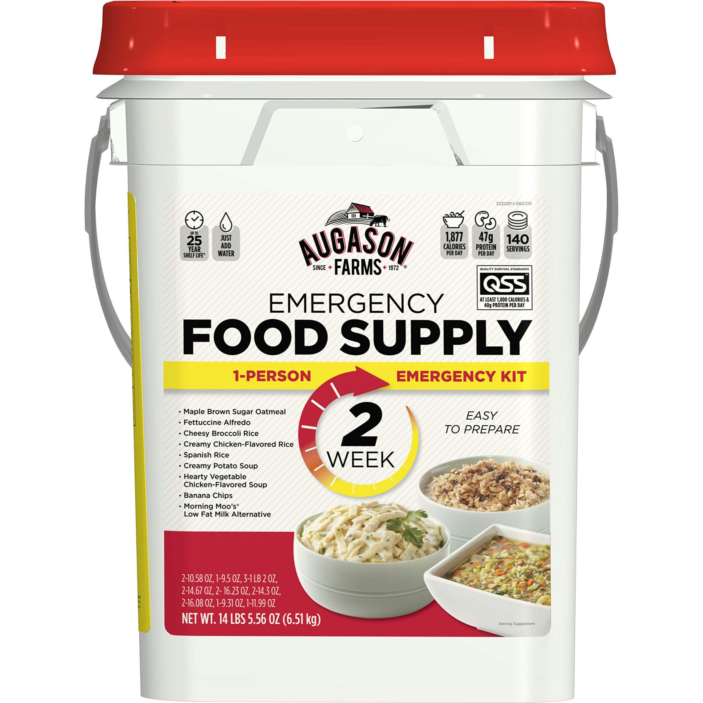 Augason Farms 2 Week 1 Person Emergency Food Supply 14 Lb.
